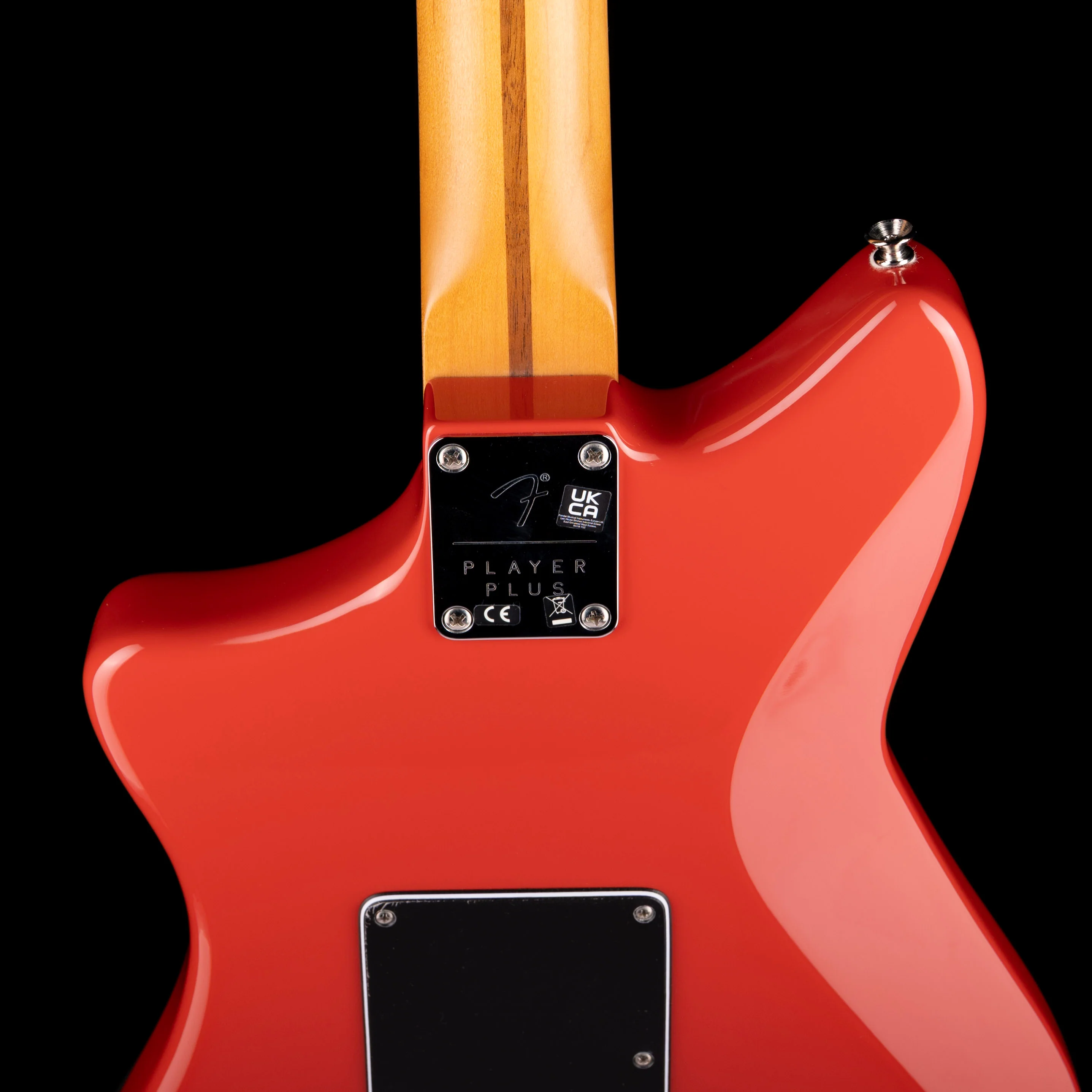 Pre-Owned Fender Player Plus Meteora HH Fiesta Red With Gig Bag - Image 10