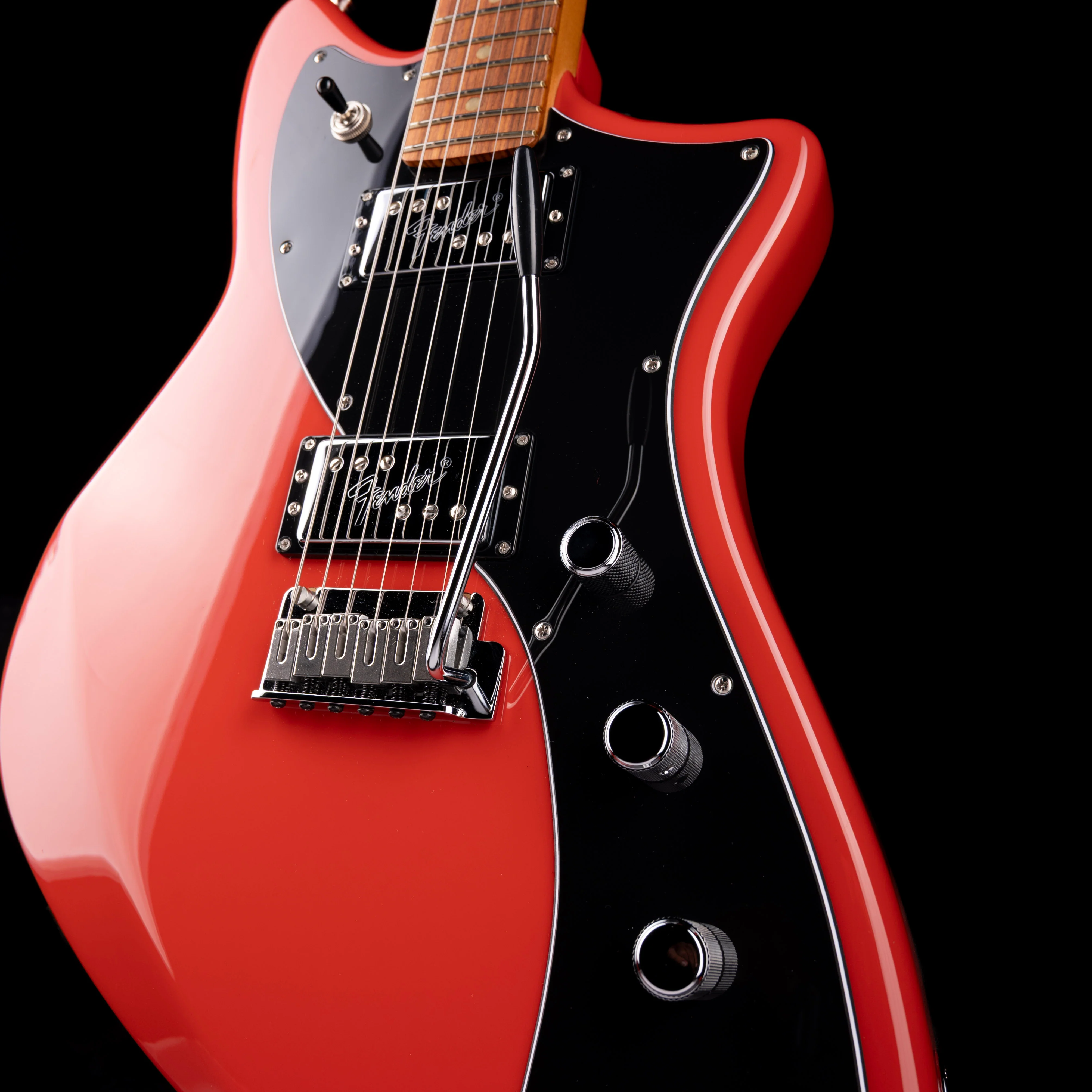 Pre-Owned Fender Player Plus Meteora HH Fiesta Red With Gig Bag - Image 5