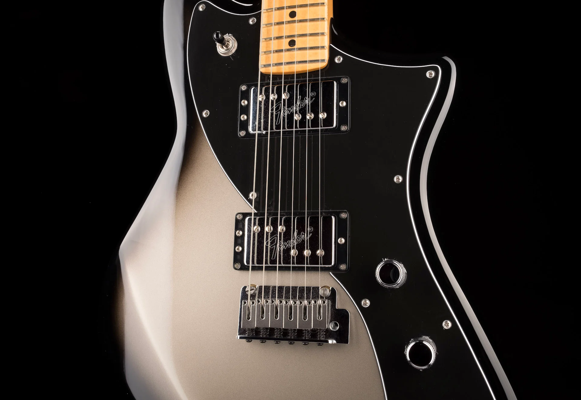 Pre Owned Fender Player Plus Meteora HH Silverburst With Case - Image 6