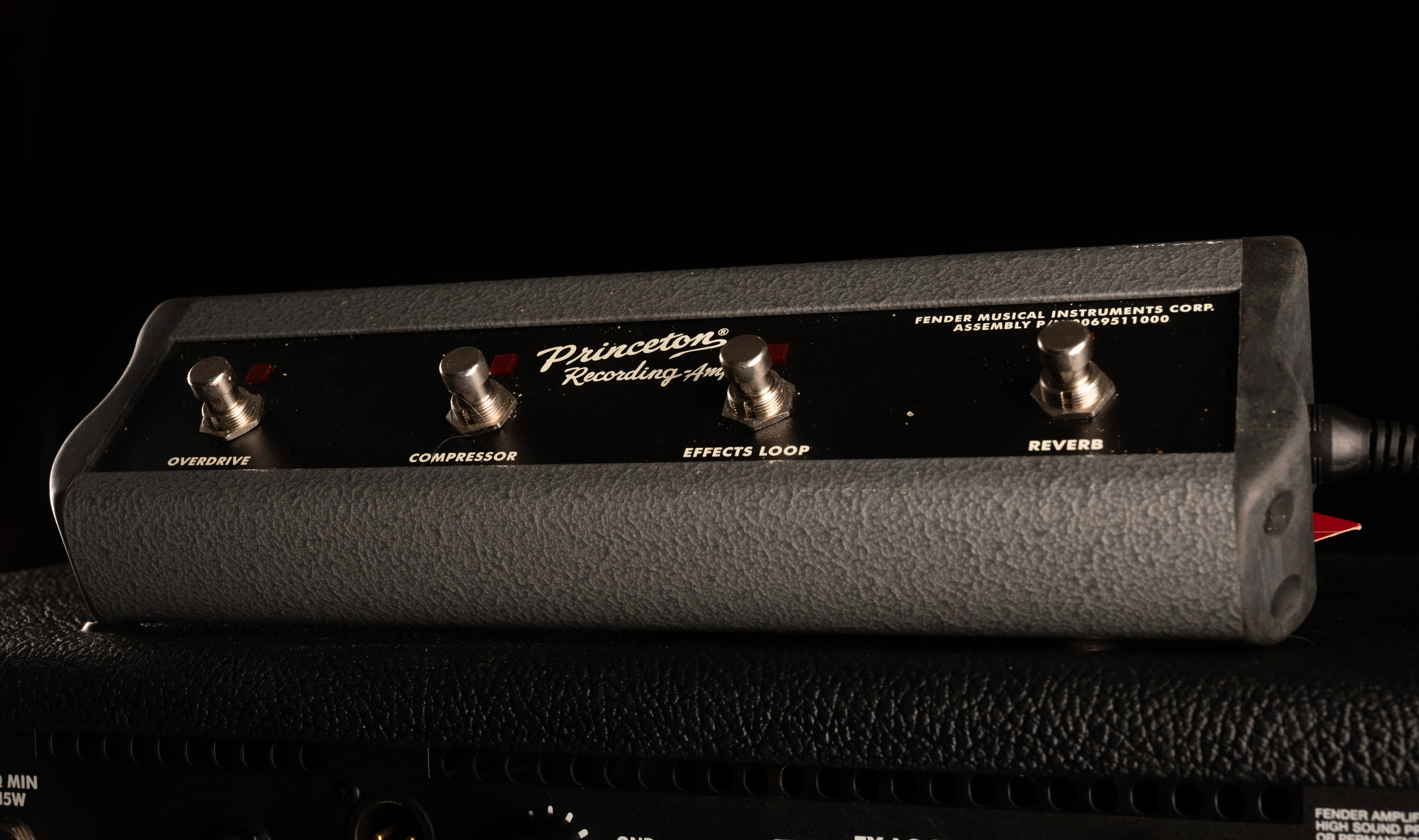 Pre Owned Fender Princeton Reverb Recording Guitar Amp Combo With Footswtich And Cover - Image 9