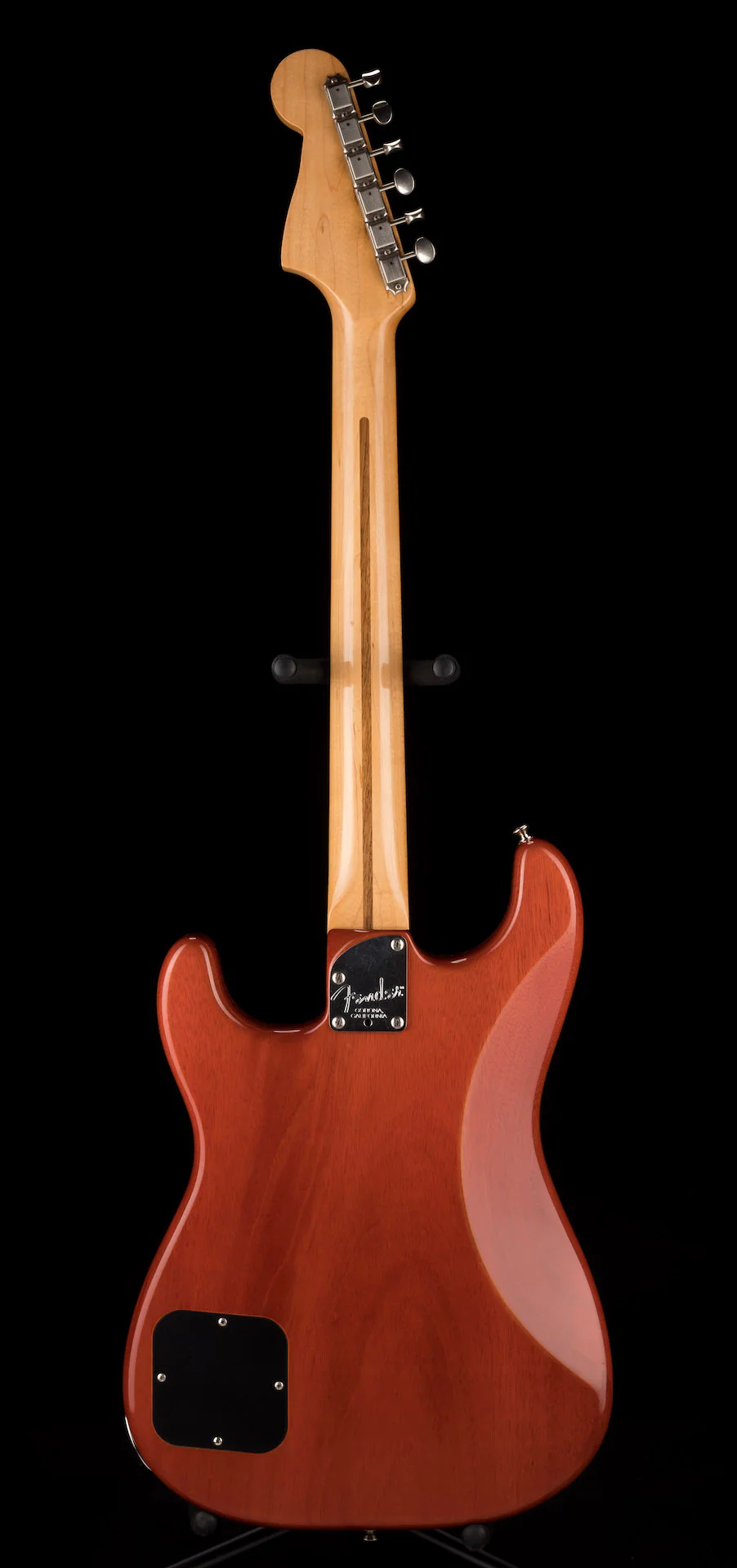 Pre Owned Fender Prototype Rattlecan Jr. Strat Jacquard Red With Case - Image 15