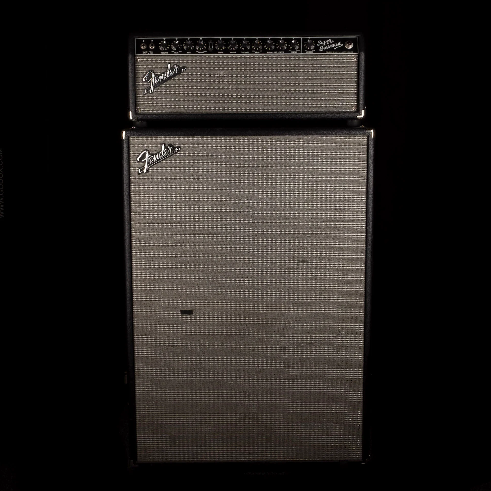 Pre Owned Fender Super Bassman Bass Amp Head And Bassman 610 Cab With Bag