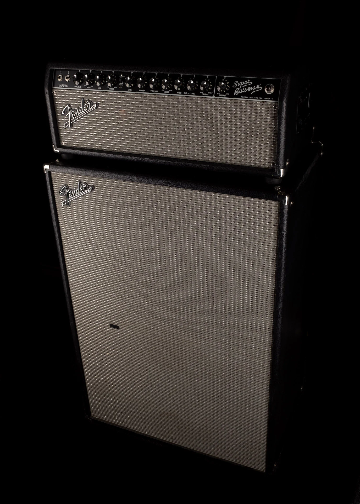 Pre Owned Fender Super Bassman Bass Amp Head And Bassman 610 Cab With Bag - Image 2