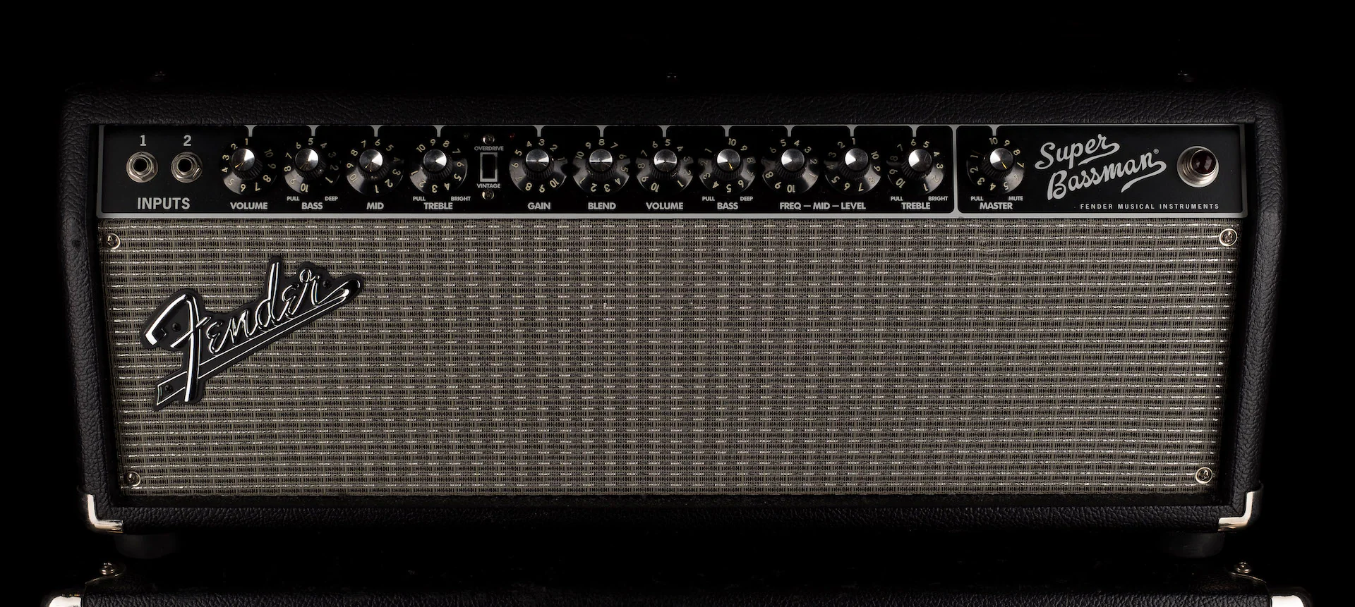 Pre Owned Fender Super Bassman Bass Amp Head And Bassman 610 Cab With Bag - Image 3