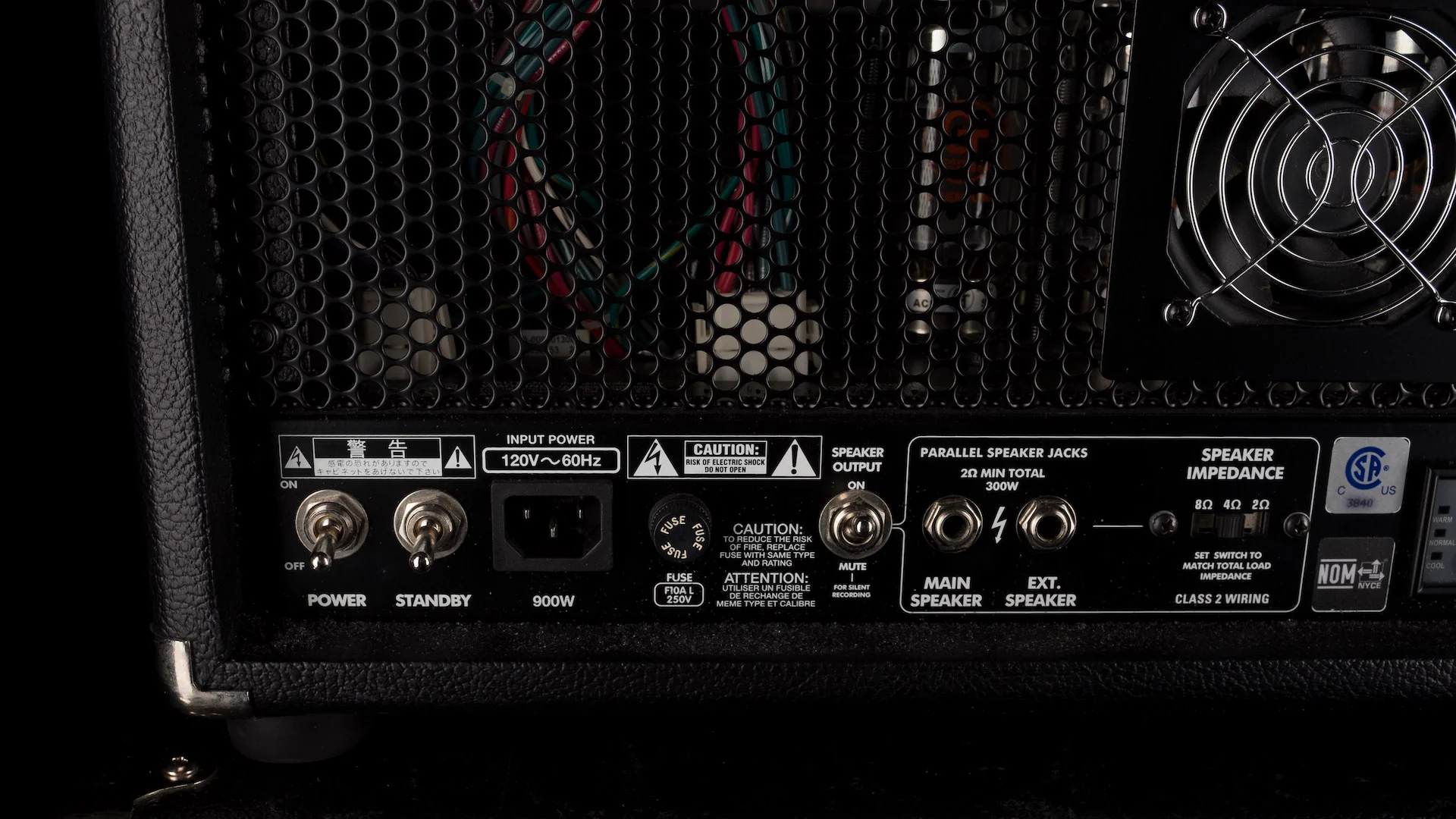 Pre Owned Fender Super Bassman Bass Amp Head And Bassman 610 Cab With Bag - Image 8