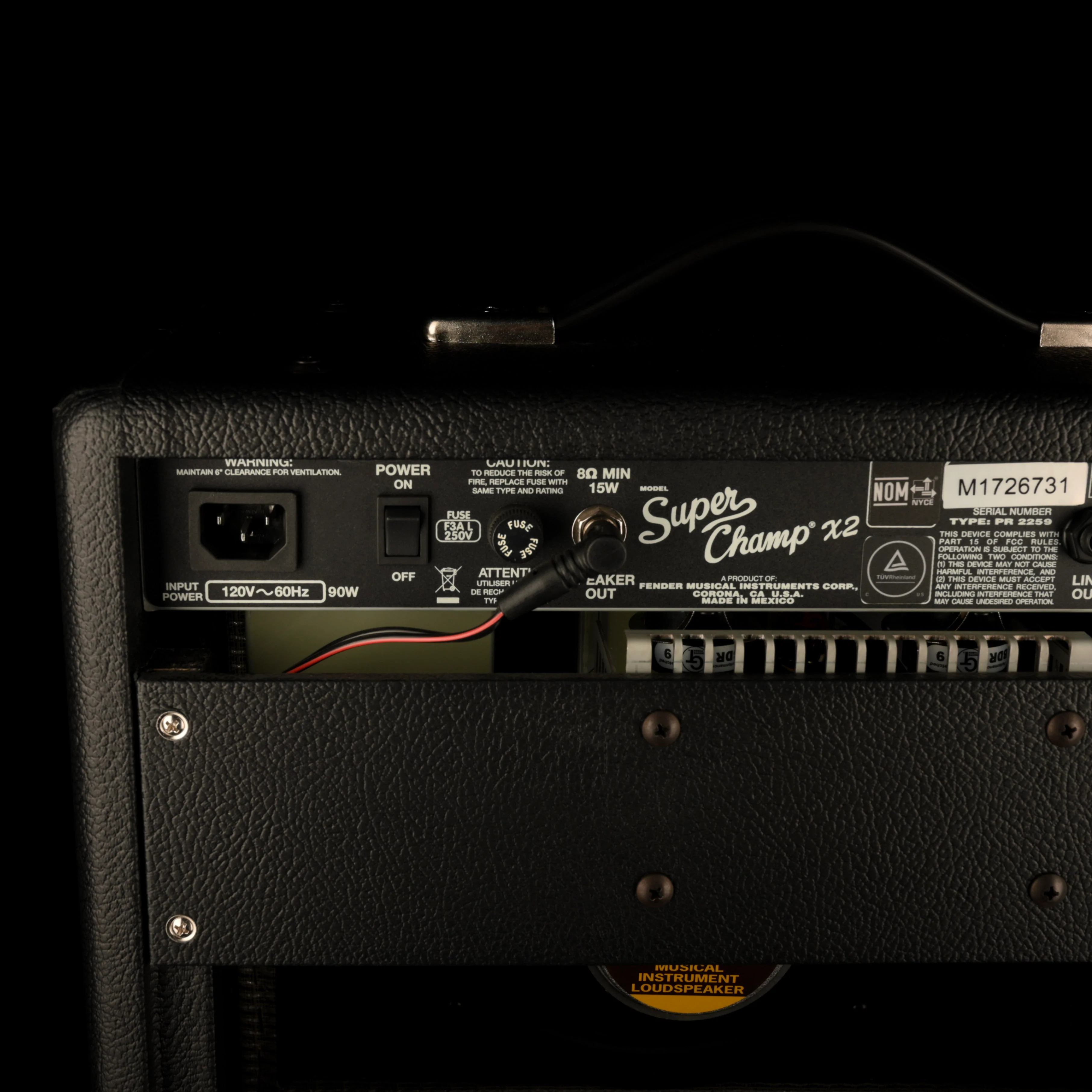 Pre Owned Fender Super Champ X2 15-Watt 6V6 Tube Guitar Amp Combo - #M1726731 - Image 9