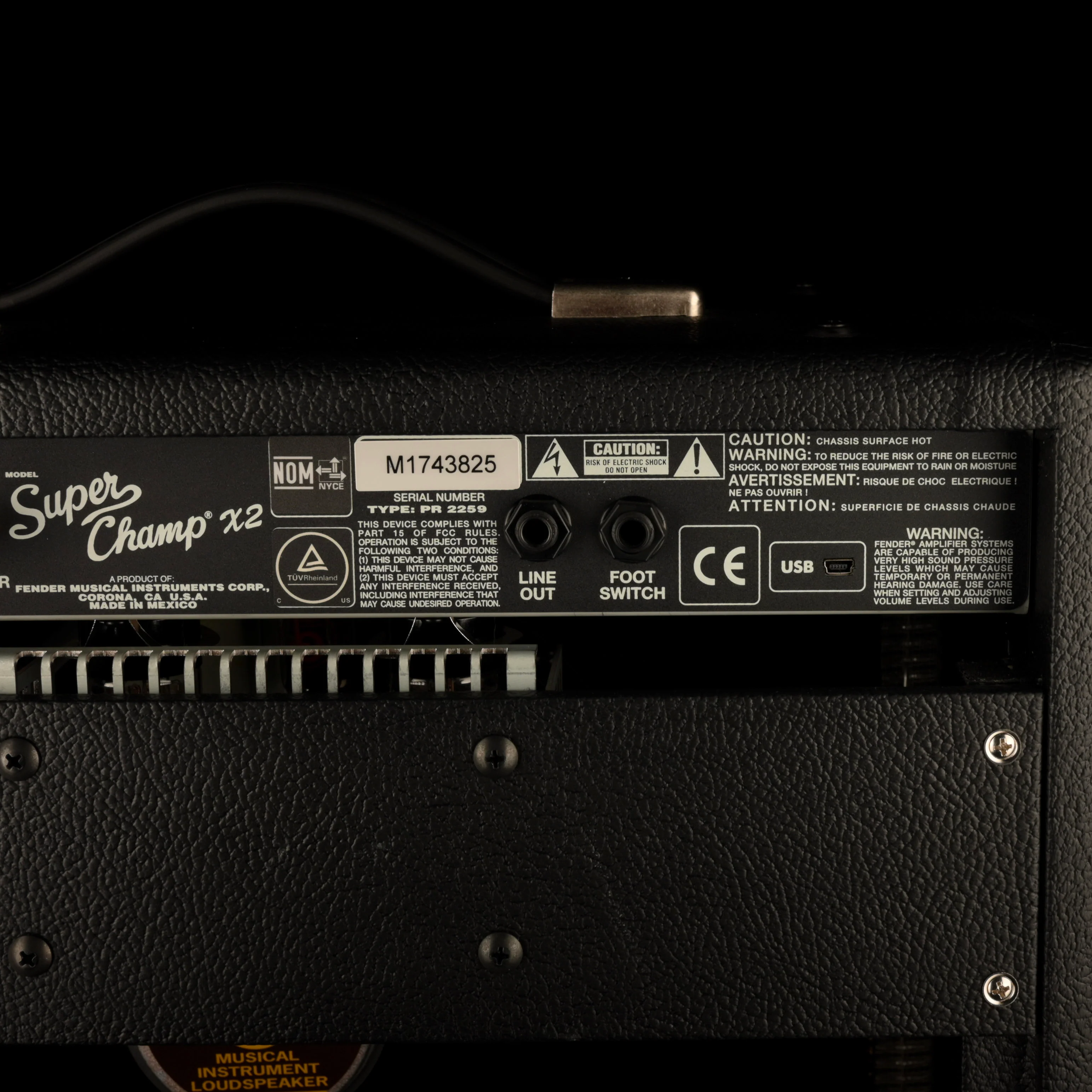 Pre Owned Fender Super Champ X2 15-Watt 6V6 Tube Guitar Amp Combo - #M1743825 - Image 10