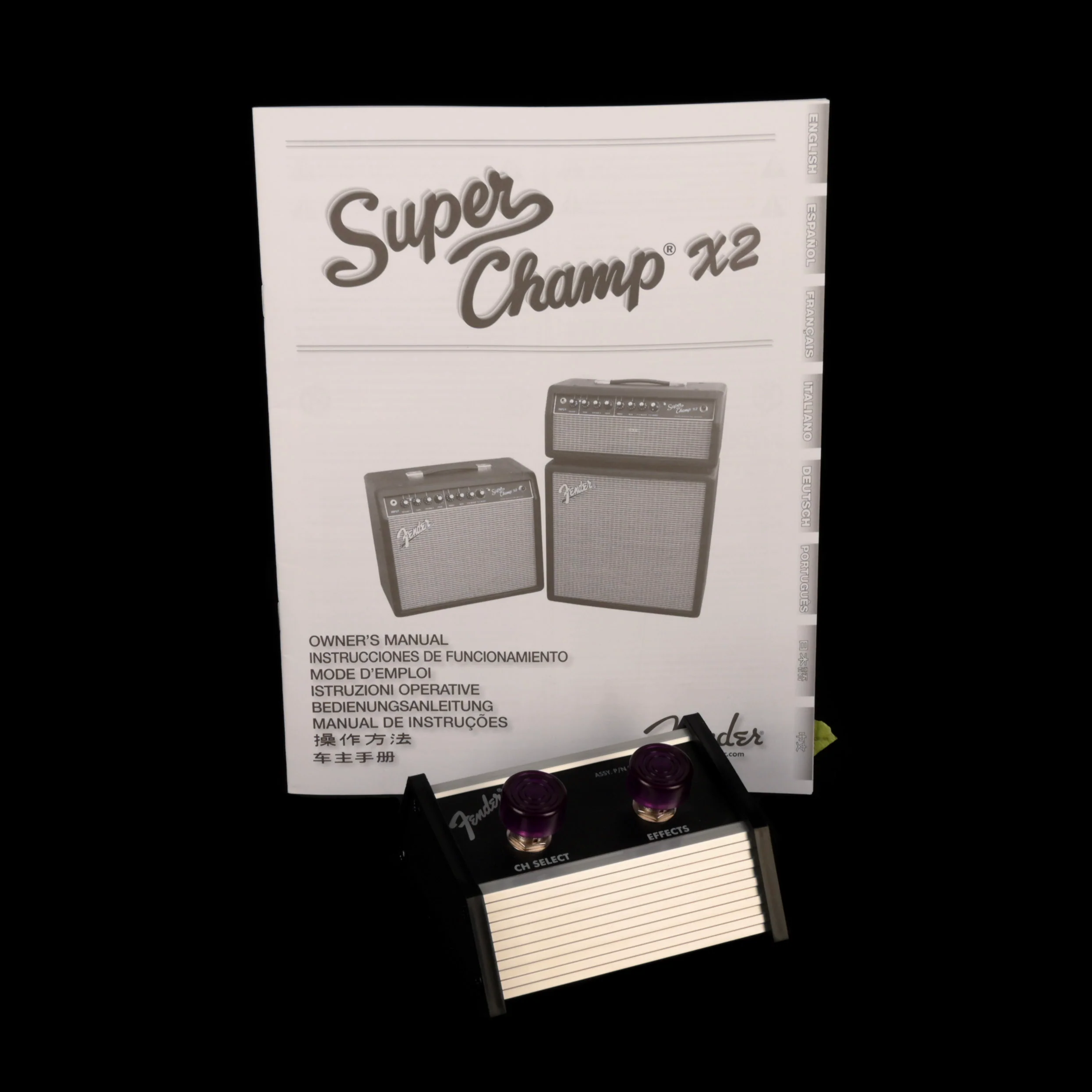 Pre Owned Fender Super Champ X2 Tube Guitar Amp Head - #M1743206 And Matching 1x12" Guitar Amp Cabinet - #M1742839 - Image 11