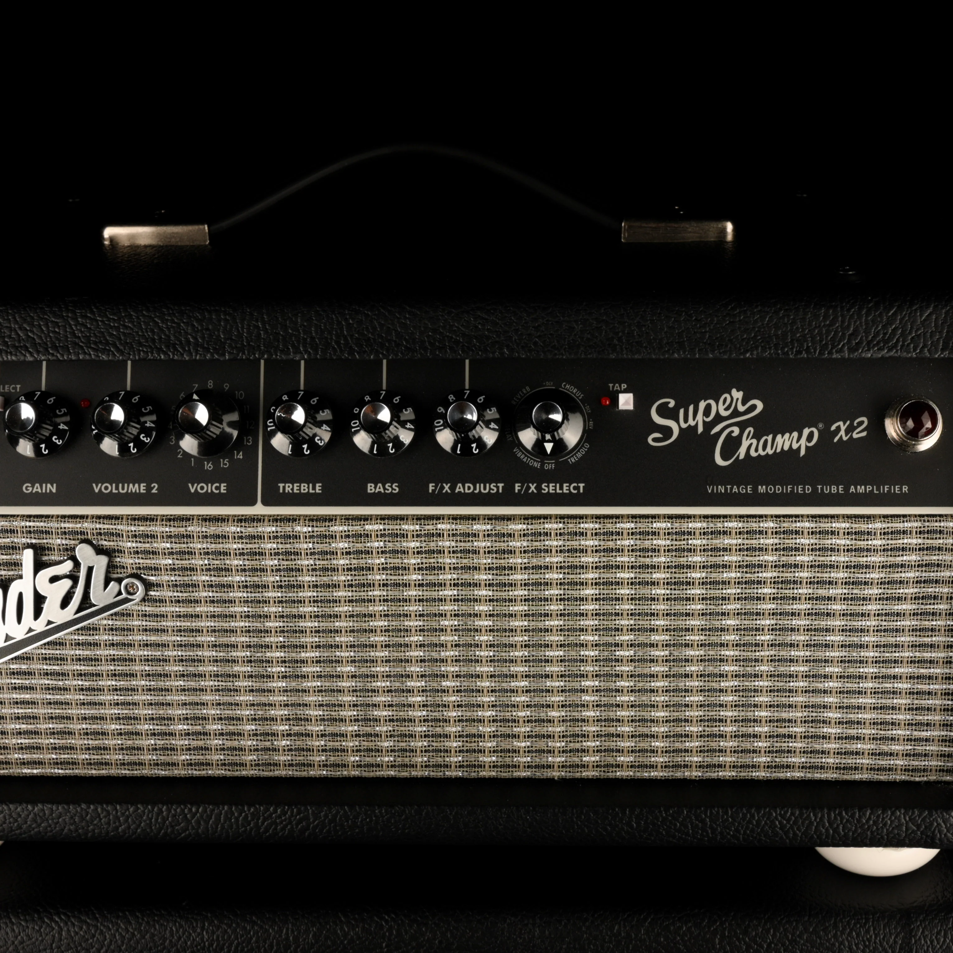 Pre Owned Fender Super Champ X2 Tube Guitar Amp Head - #M1743206 And Matching 1x12" Guitar Amp Cabinet - #M1742839 - Image 4