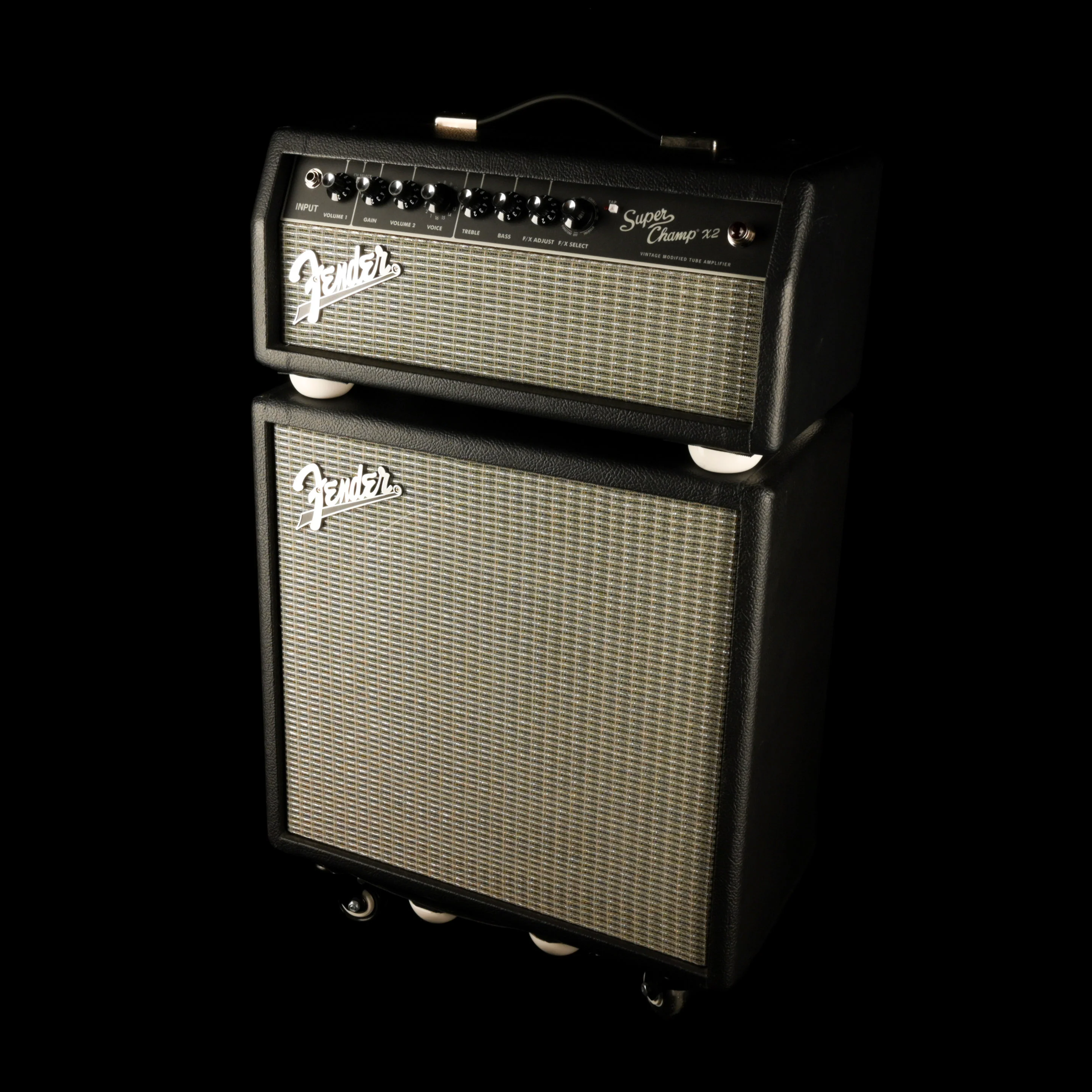 Pre Owned Fender Super Champ X2 Tube Guitar Amp Head & Matching 112Cabinet - #M1744398 - Image 2
