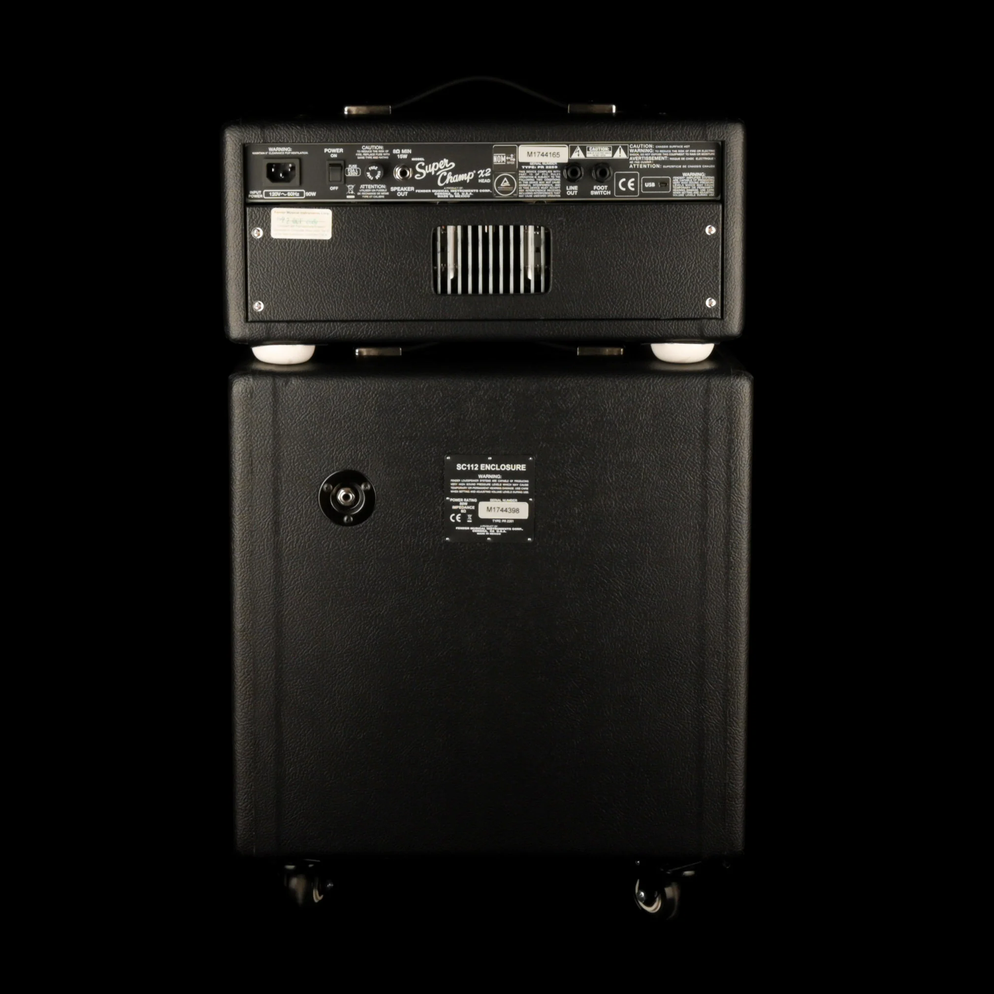 Pre Owned Fender Super Champ X2 Tube Guitar Amp Head & Matching 112Cabinet - #M1744398 - Image 7