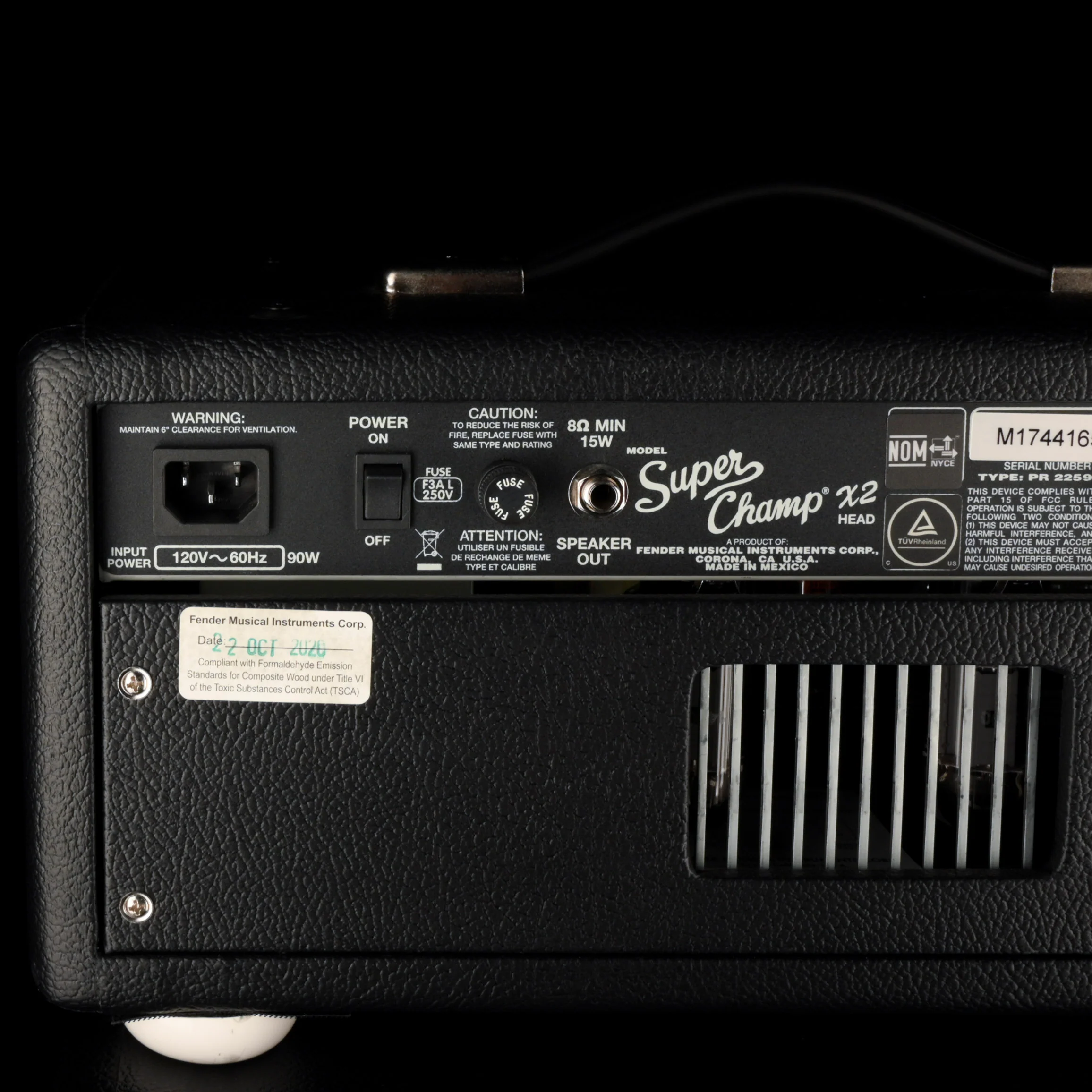 Pre Owned Fender Super Champ X2 Tube Guitar Amp Head & Matching 112Cabinet - #M1744398 - Image 8