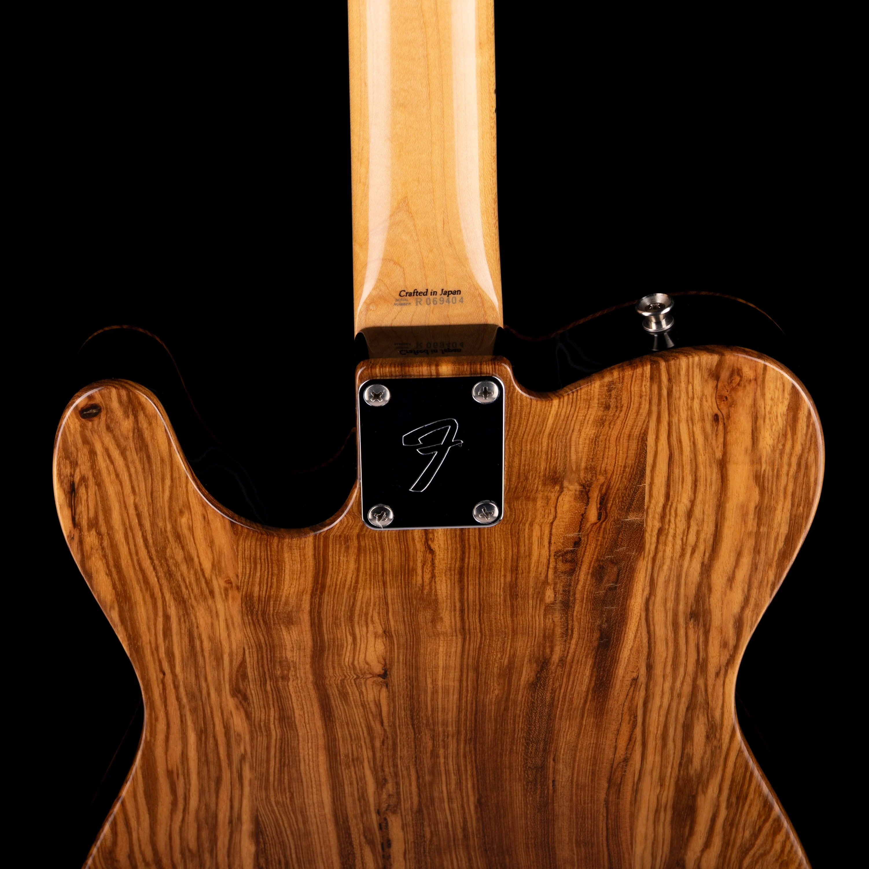 Pre Owned Fender Crafted in Japan Telecaster TL-Zebra Natural Zebrawood With OHSC - Image 11