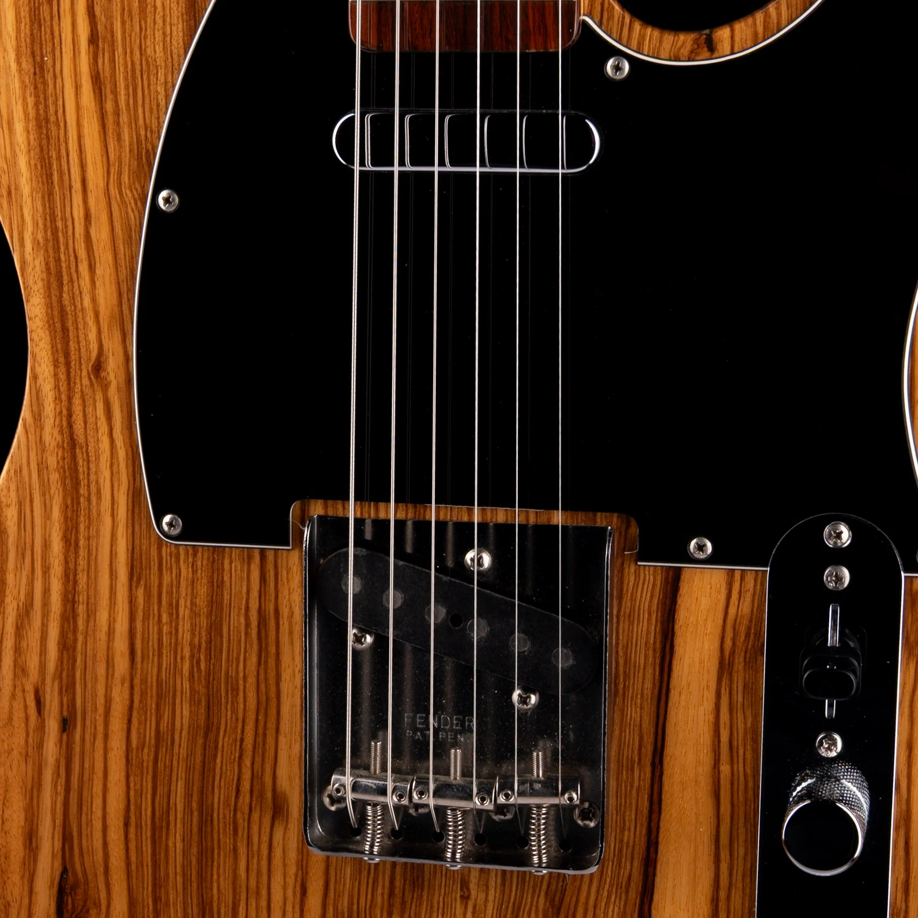 Pre Owned Fender Crafted in Japan Telecaster TL-Zebra Natural Zebrawood With OHSC - Image 4