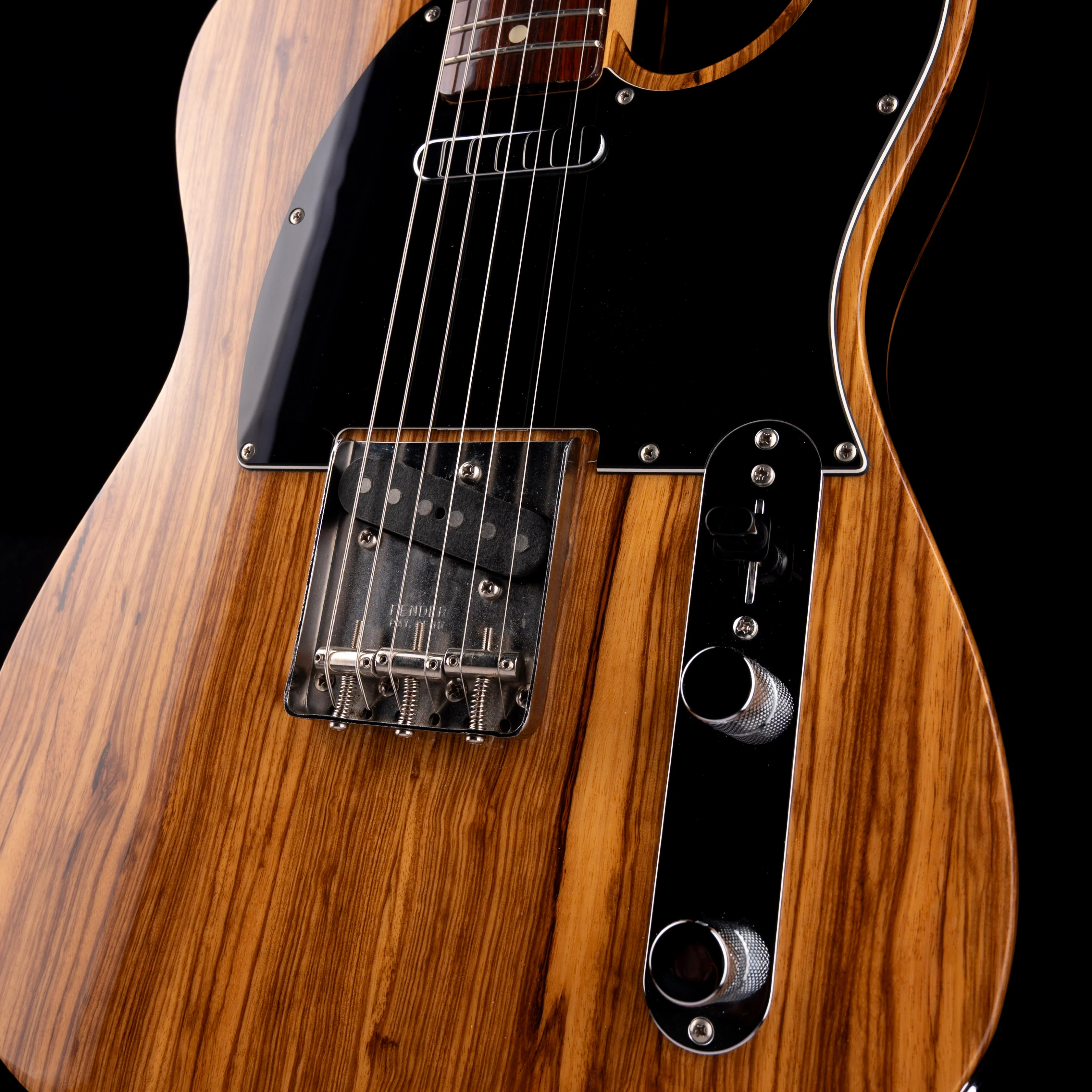 Pre Owned Fender Crafted in Japan Telecaster TL-Zebra Natural Zebrawood With OHSC - Image 5