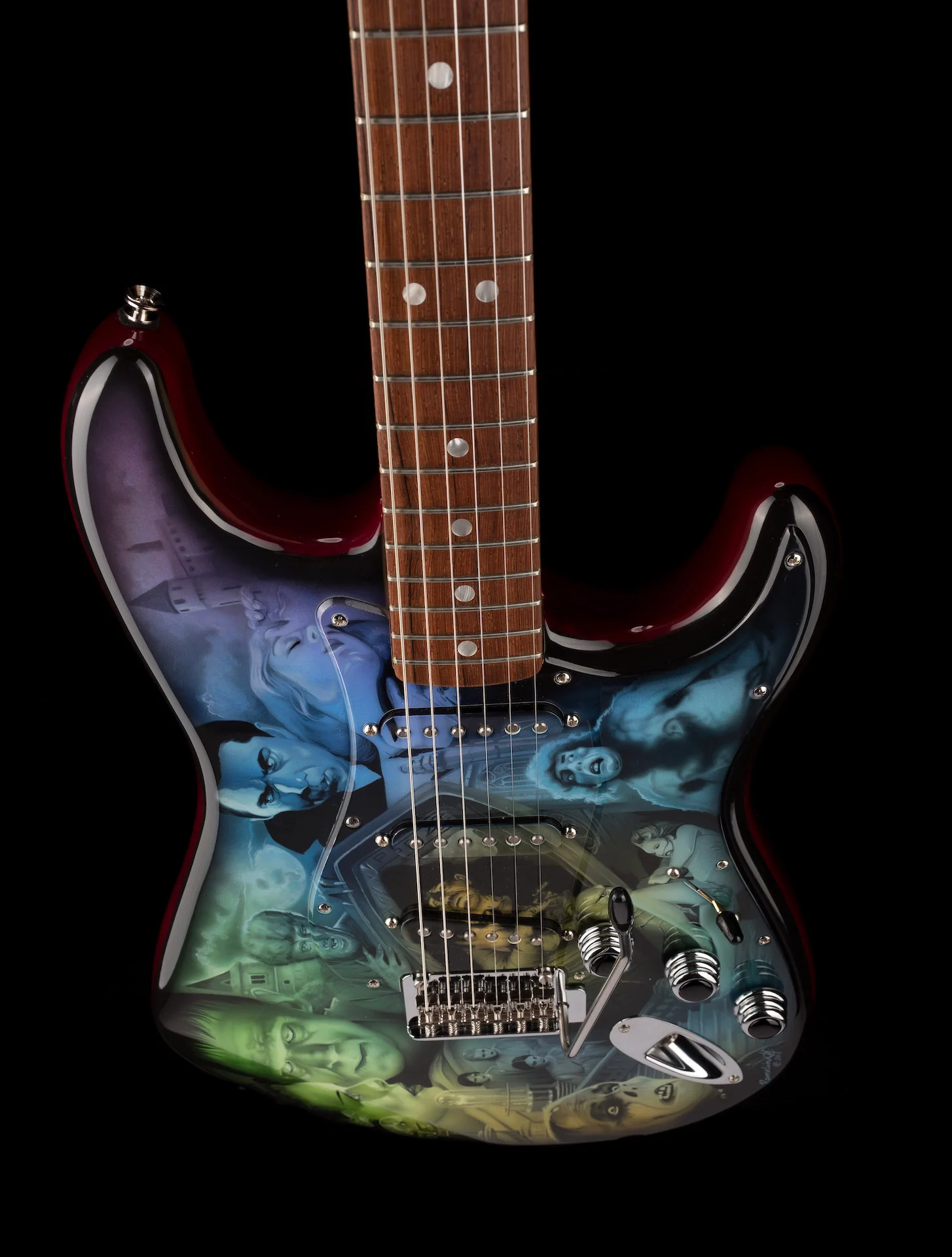 Pre Owned Fender Custom Shop Universal Monsters Stratocaster - Pamelina H. Collection - Image 6