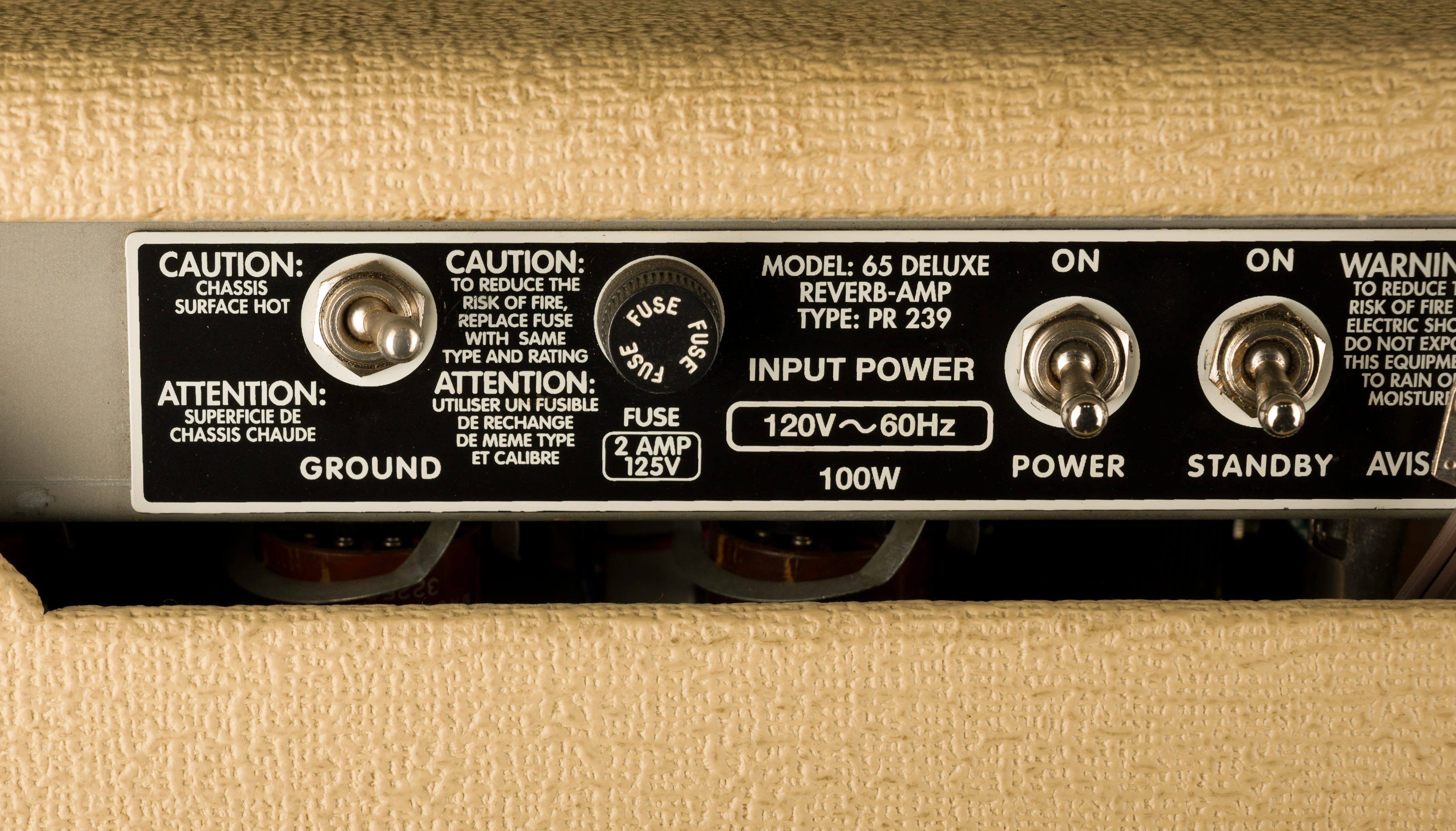 Pre Owned Mike Moody Magic Fender Vibro Deluxe Guitar Amp Combo - Stephen Stern Collection - Image 11