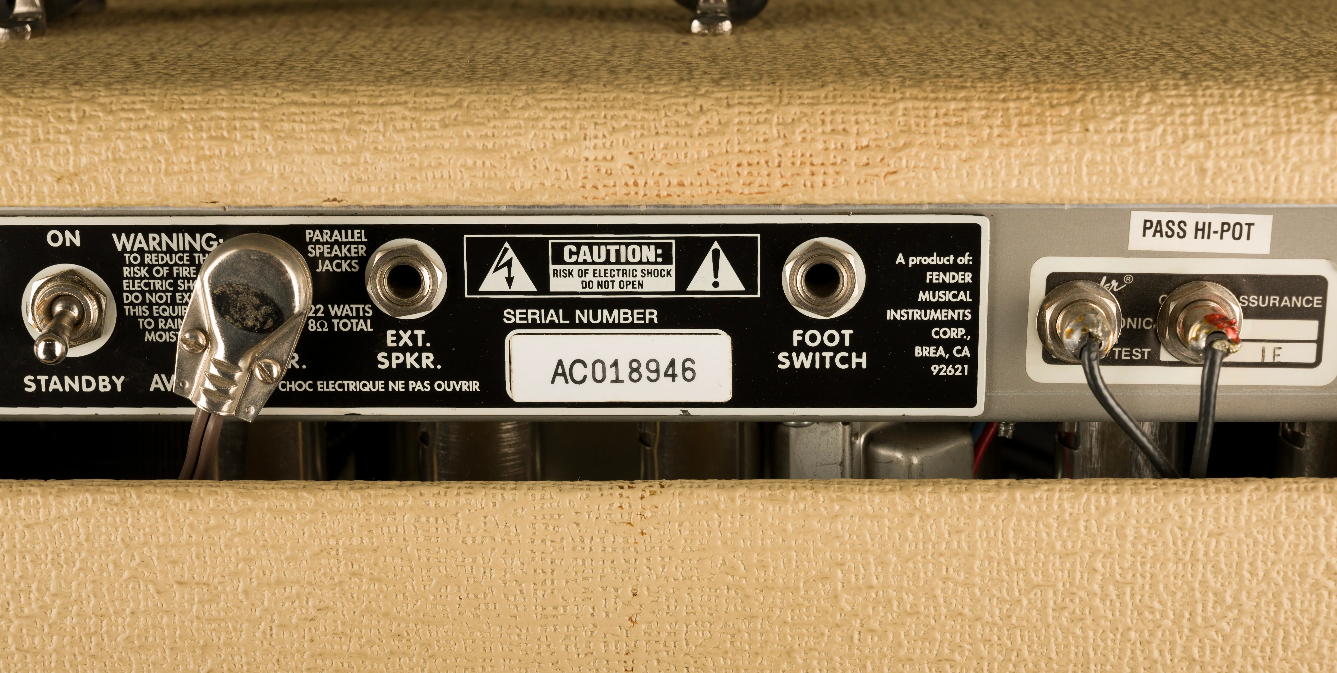 Pre Owned Mike Moody Magic Fender Vibro Deluxe Guitar Amp Combo - Stephen Stern Collection - Image 12