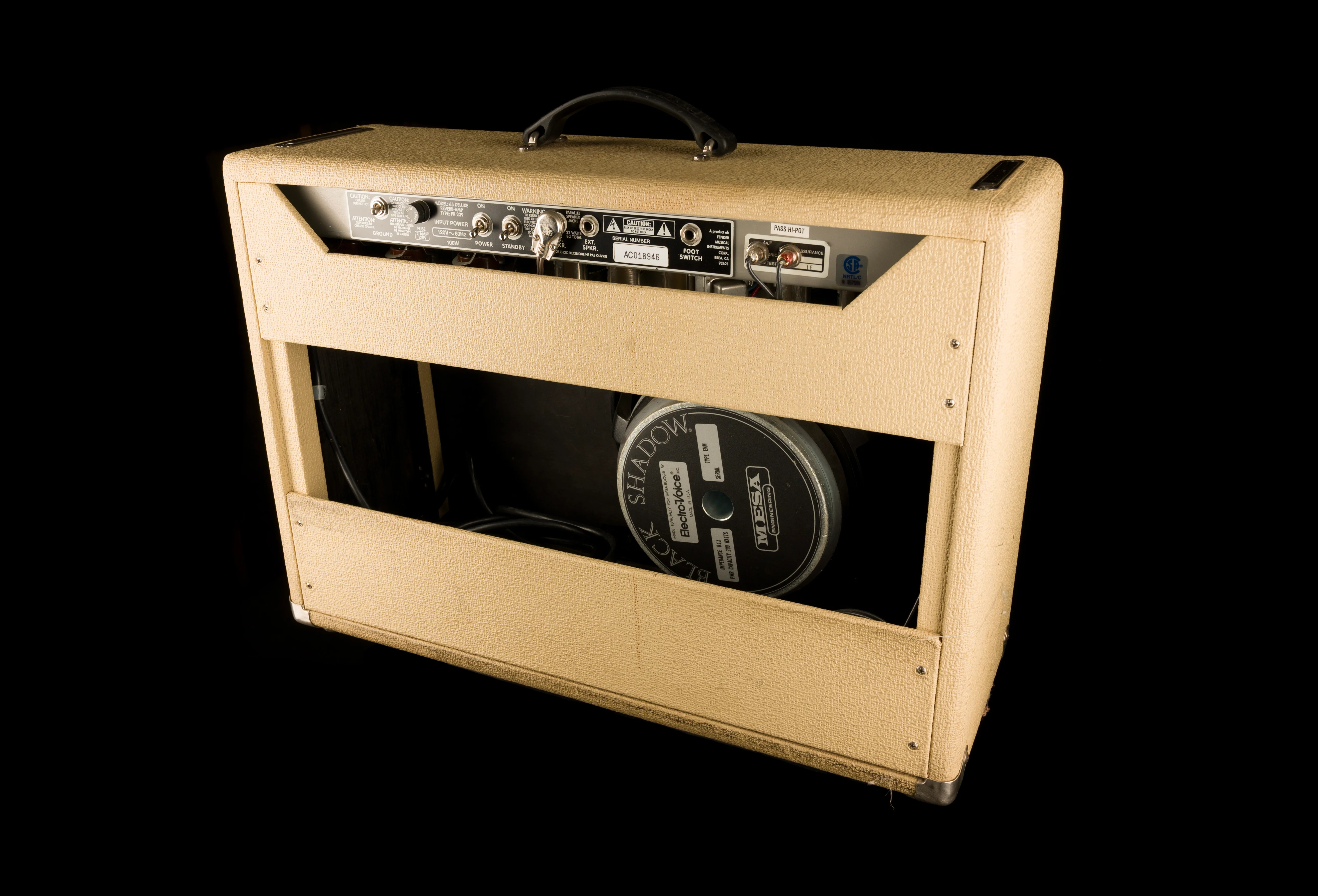 Pre Owned Mike Moody Magic Fender Vibro Deluxe Guitar Amp Combo - Stephen Stern Collection - Image 13