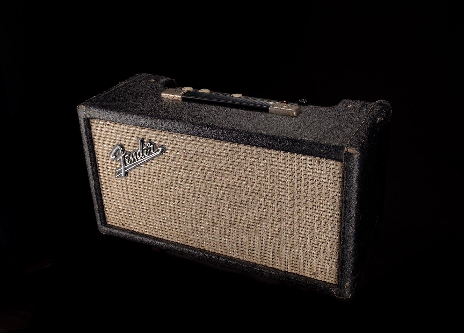 Vintage 1963 Fender Reverb Tank - Black Tolex - Image 2