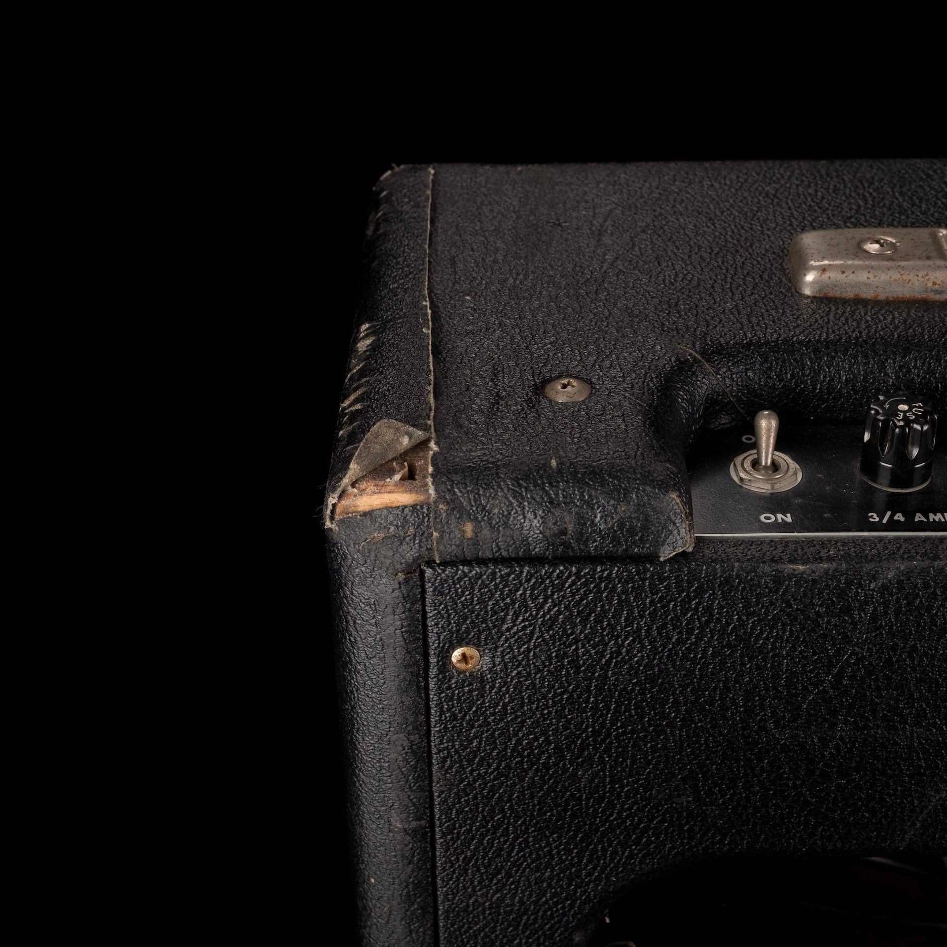 Vintage 1963 Fender Reverb Tank - Black Tolex - Image 6
