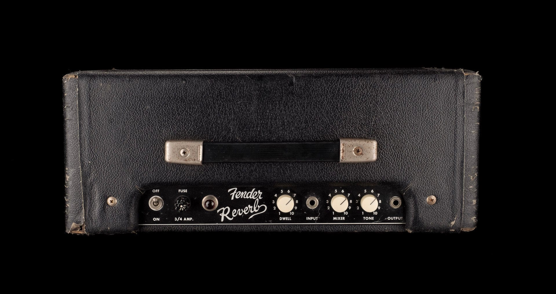 Vintage 1963 Fender Reverb Tank - Black Tolex - Image 8