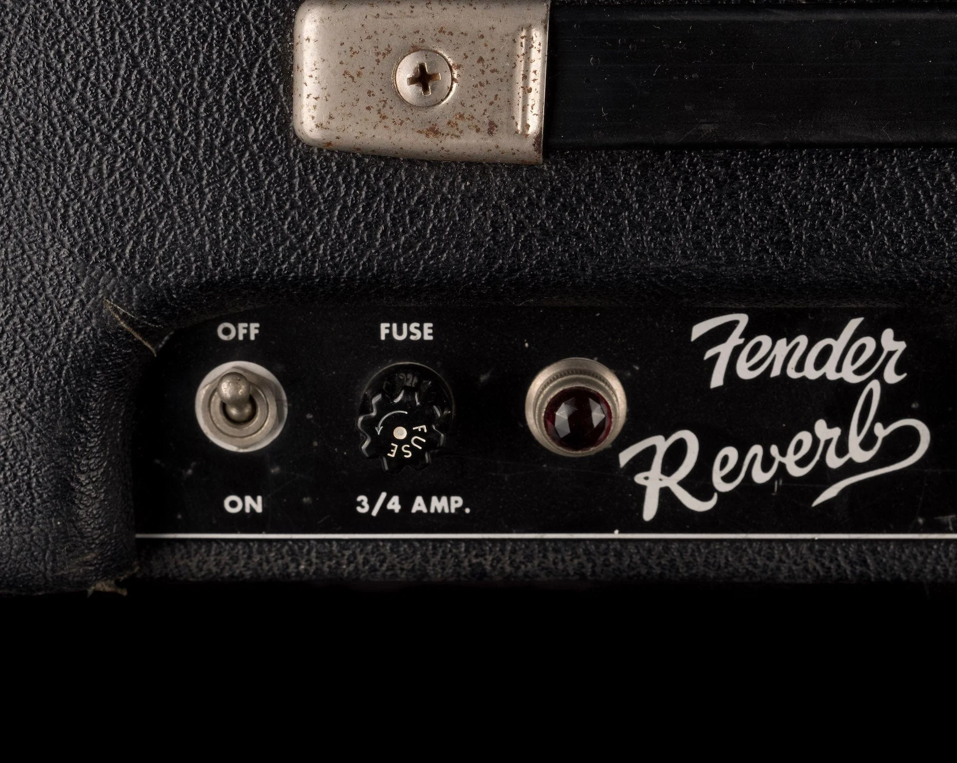 Vintage 1963 Fender Reverb Tank - Black Tolex - Image 9