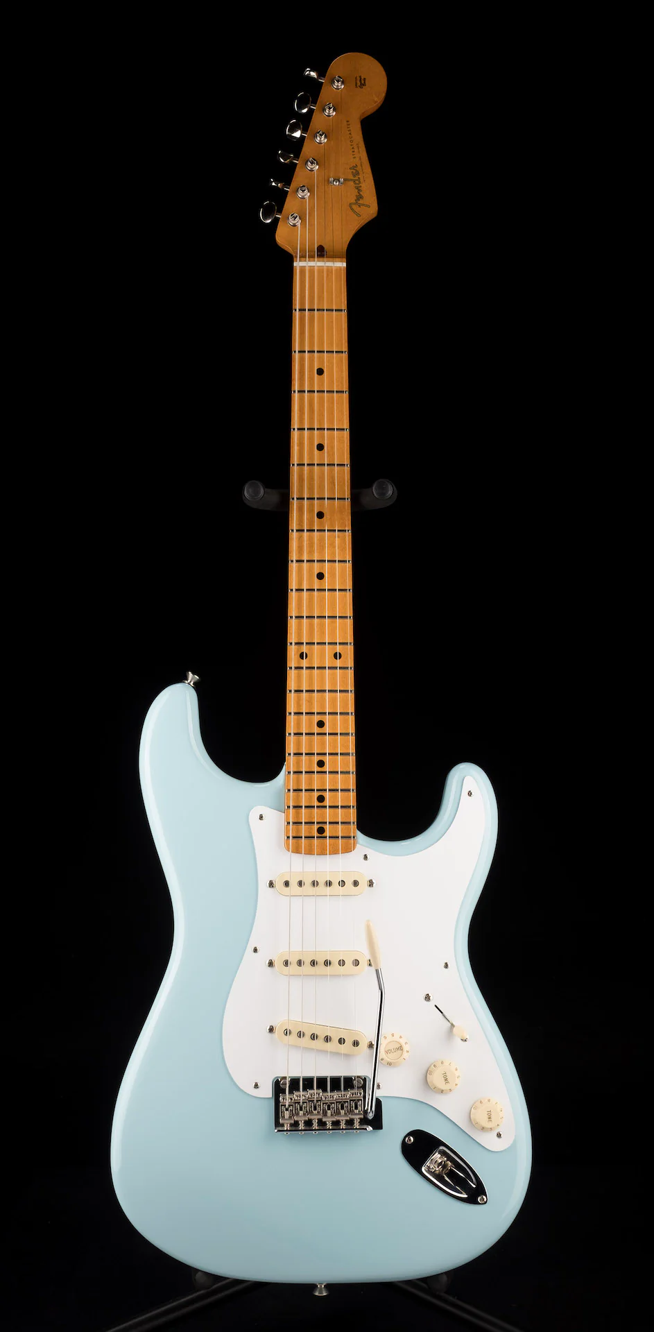 Pre Owned 2019 Fender Vintera 50’s Modified Strat Daphne Blue With Gig Bag - Image 2