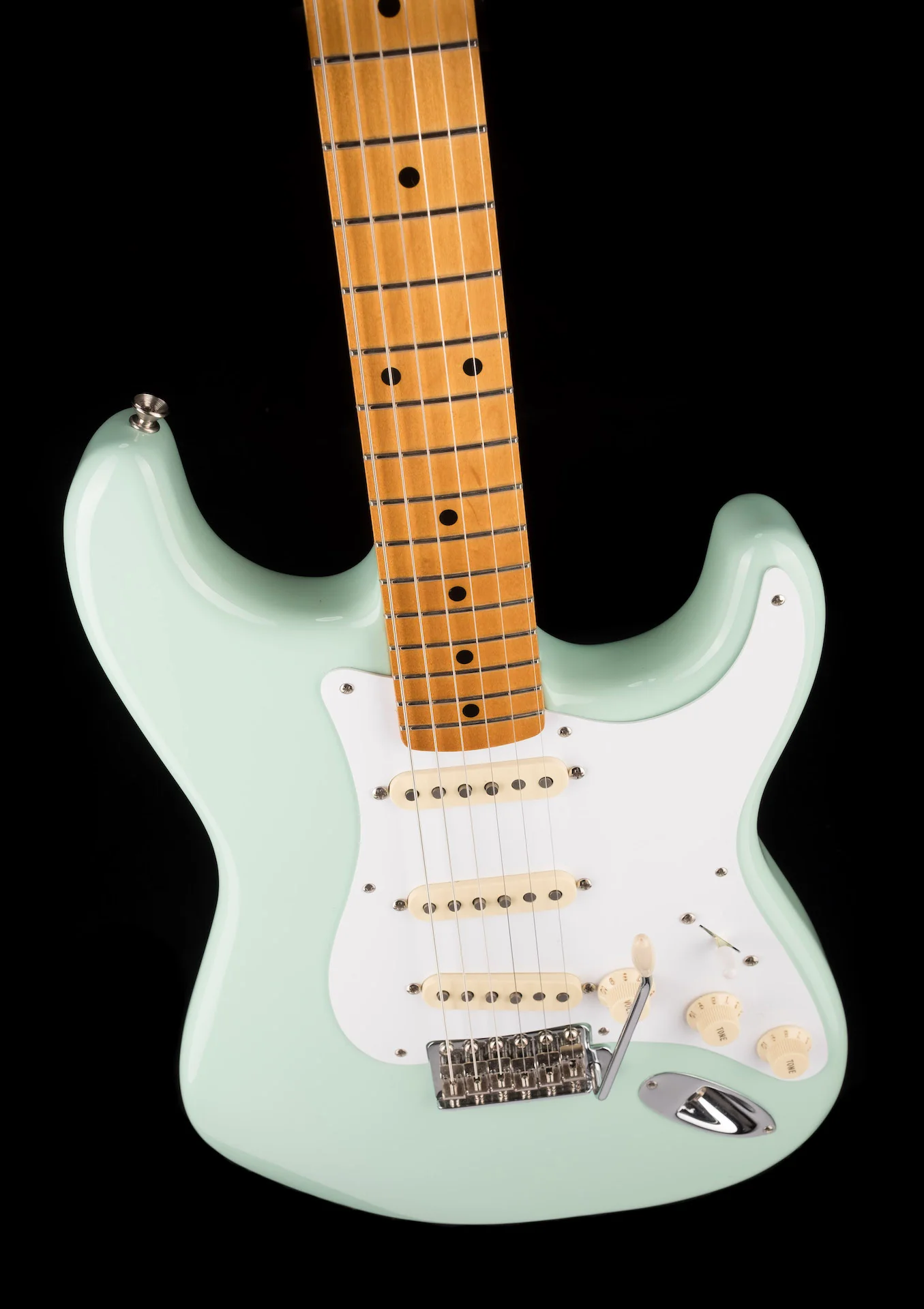 Pre Owned Fender Vintera '50s Strat Seafoam Green With Gig Bag - Image 4