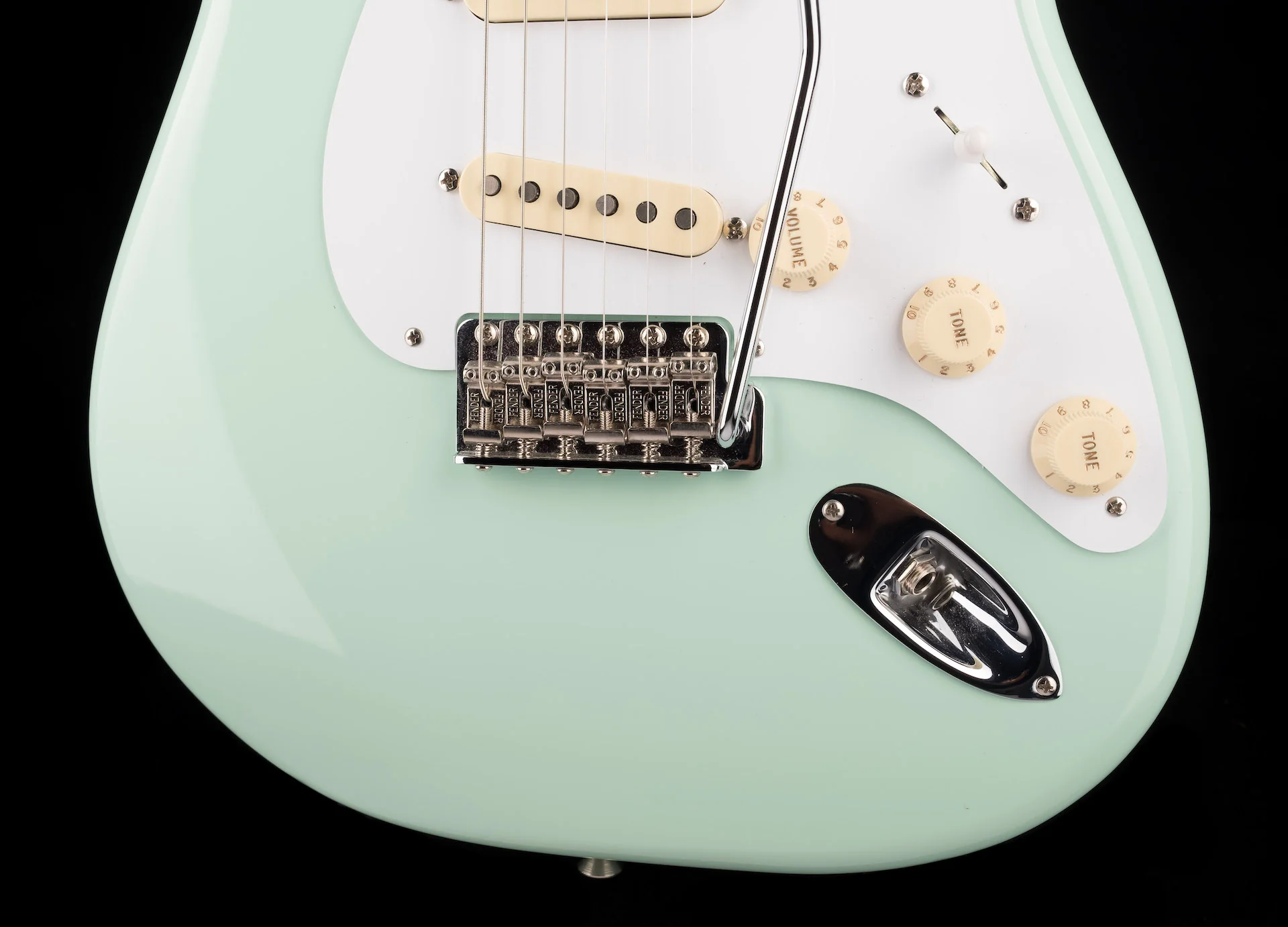 Pre Owned Fender Vintera '50s Strat Seafoam Green With Gig Bag - Image 5