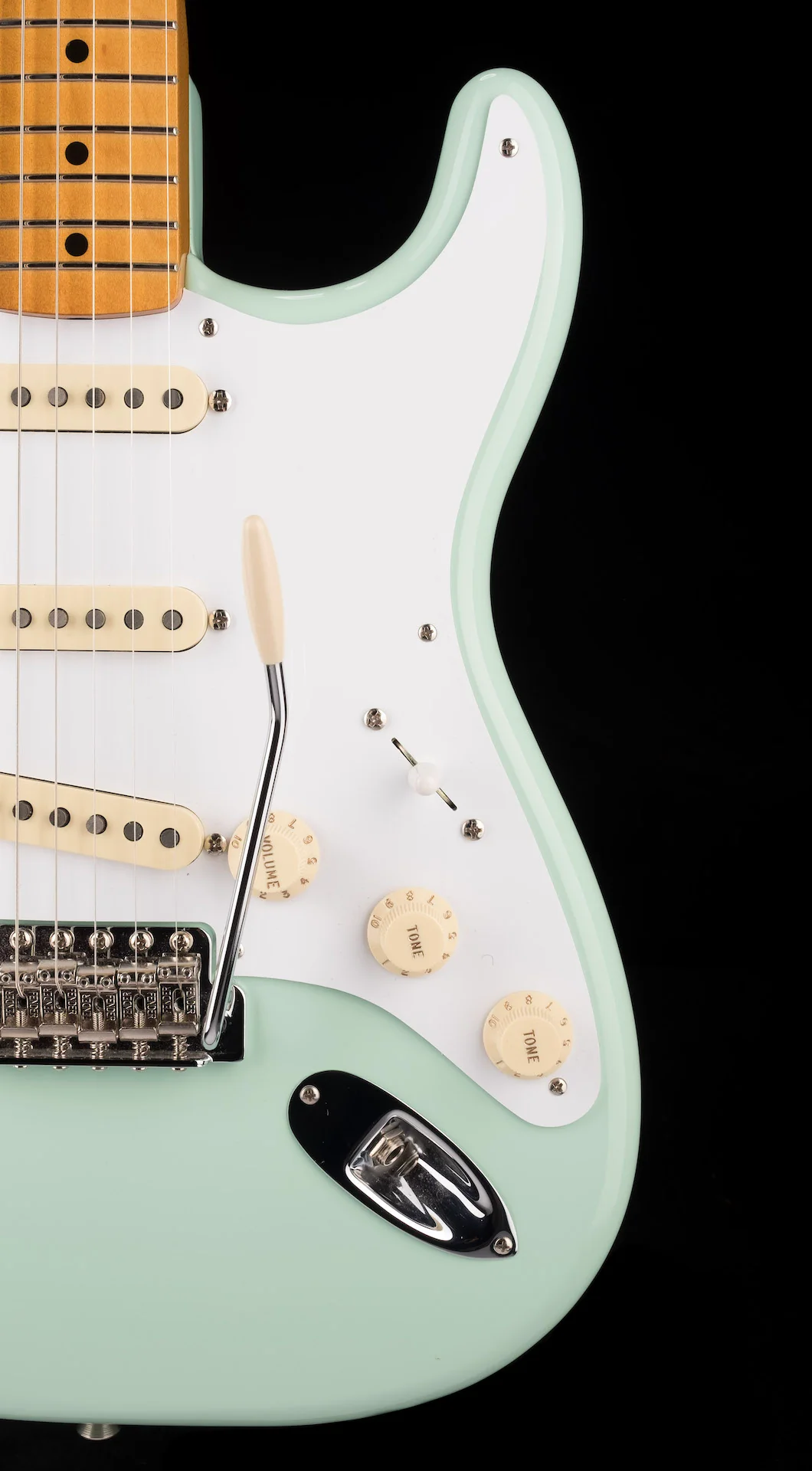 Pre Owned Fender Vintera '50s Strat Seafoam Green With Gig Bag - Image 9
