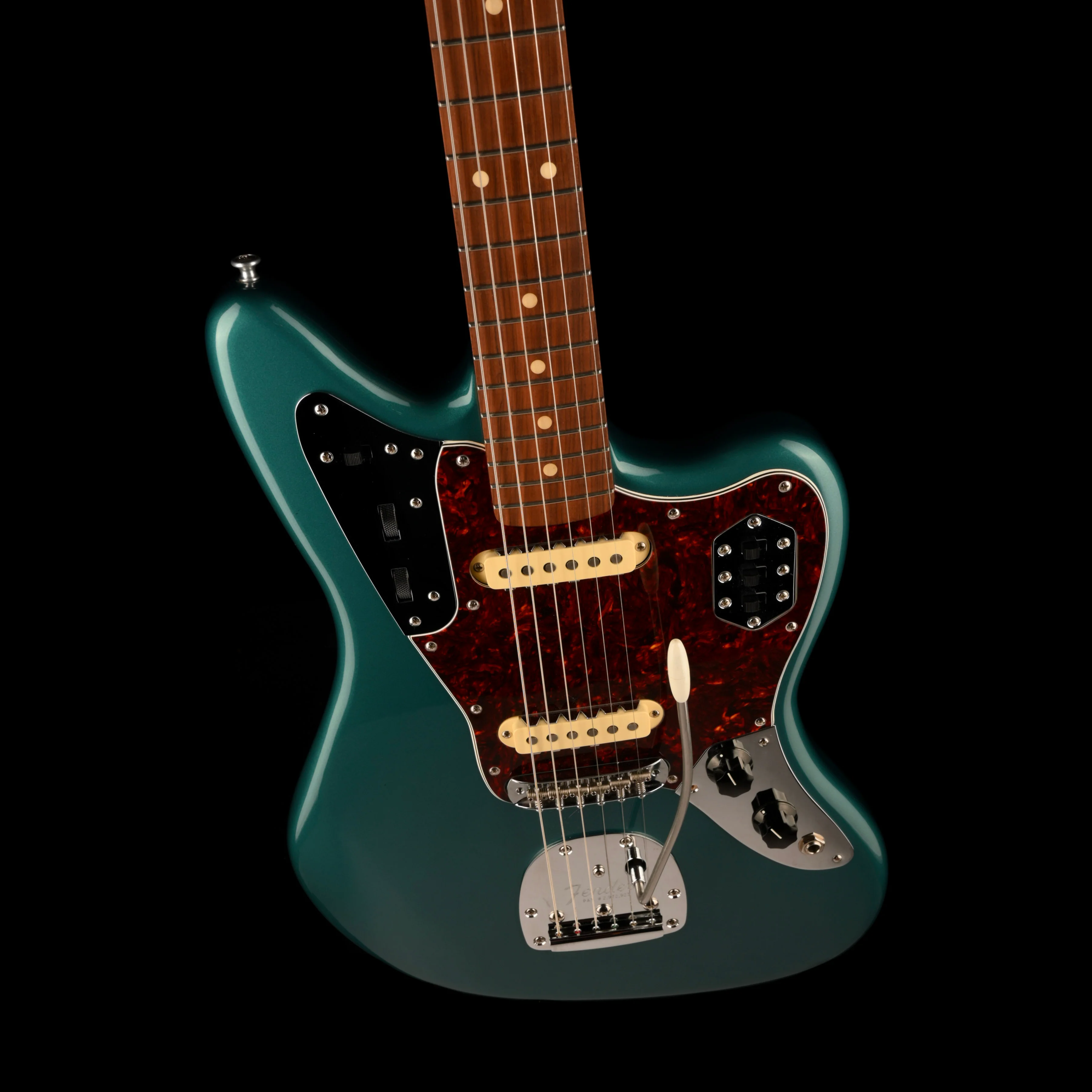 Pre Owned Fender Vintera 60's Jaguar Ocean Turquoise With Gig Bag - Image 3