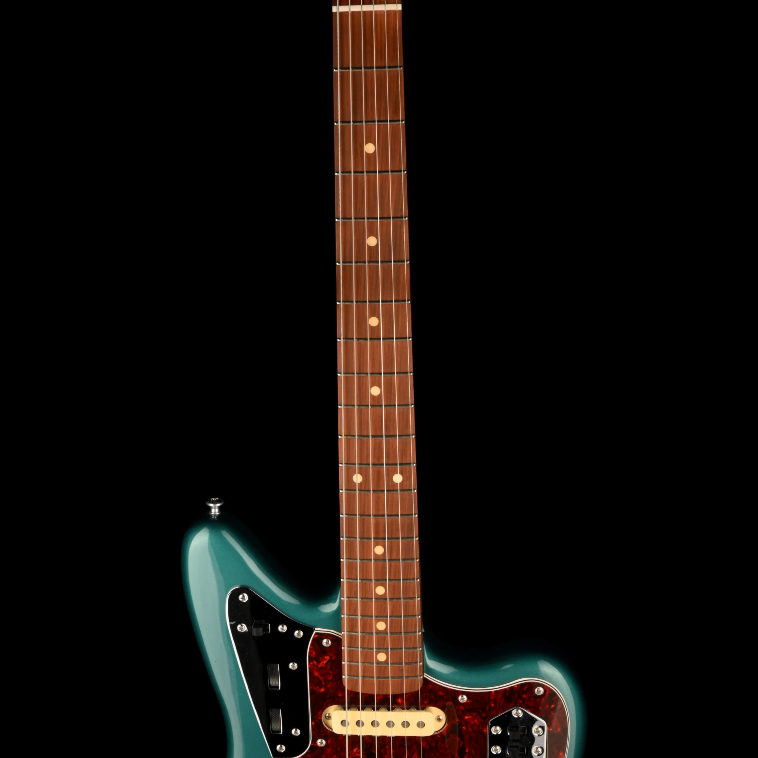 Pre Owned Fender Vintera 60's Jaguar Ocean Turquoise With Gig Bag - Image 7