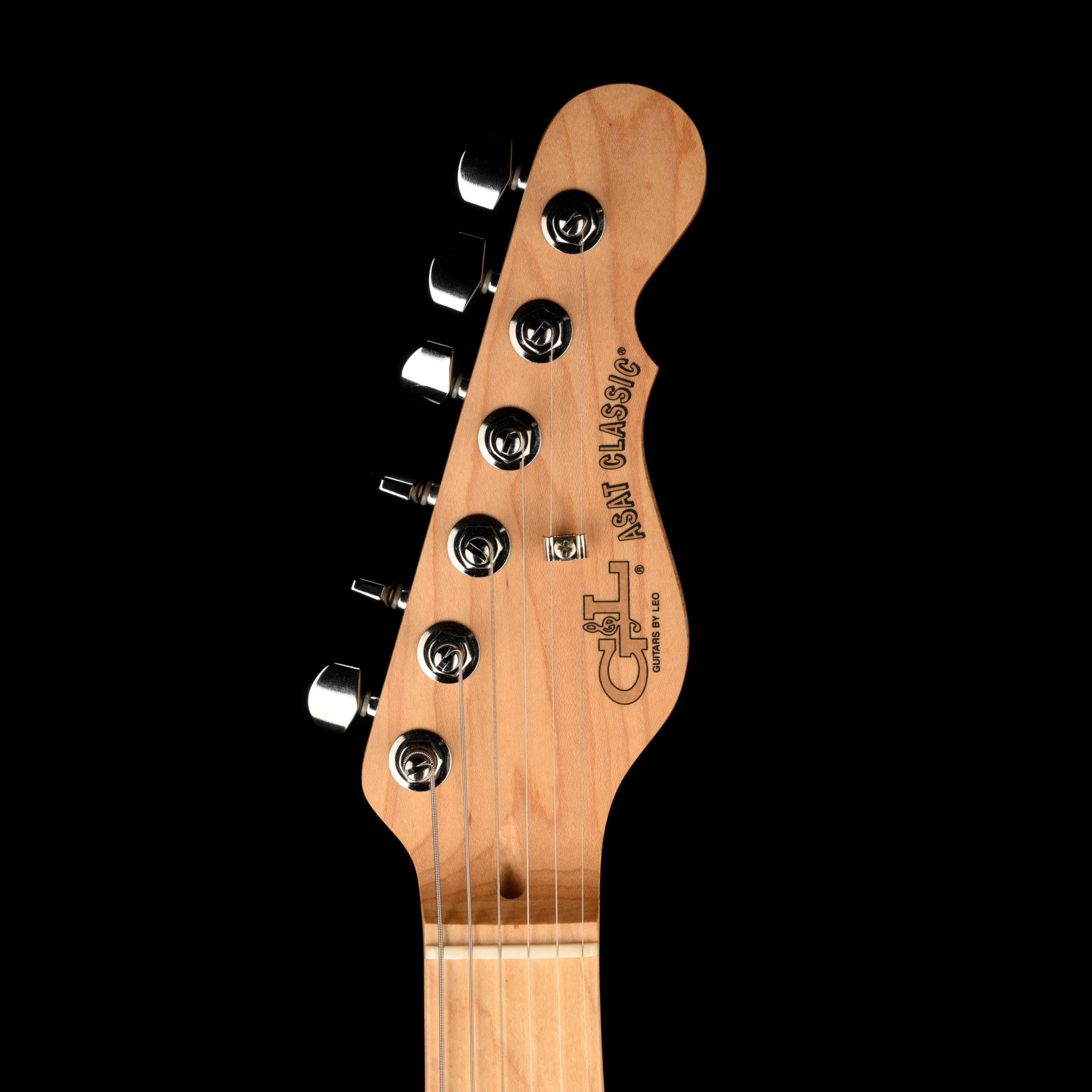 Pre Owned G&L Fullerton Deluxe ASAT Classic Butterscotch Blonde Electric Guitar With Gig Bag - Image 8
