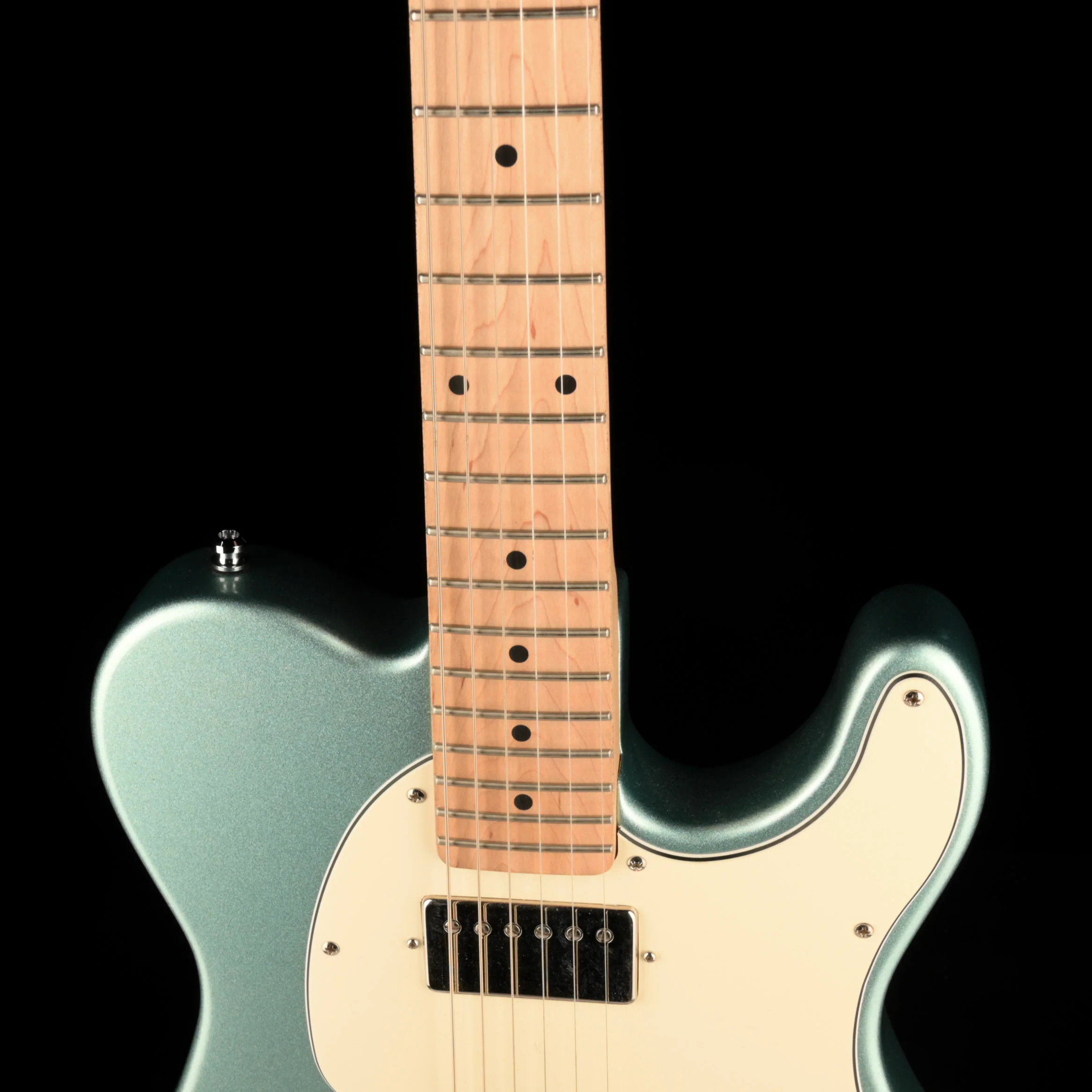 Pre Owned G&L Tribute Series ASAT Classic Bluesboy Ice Blue Metallic With Gig Bag - Image 3