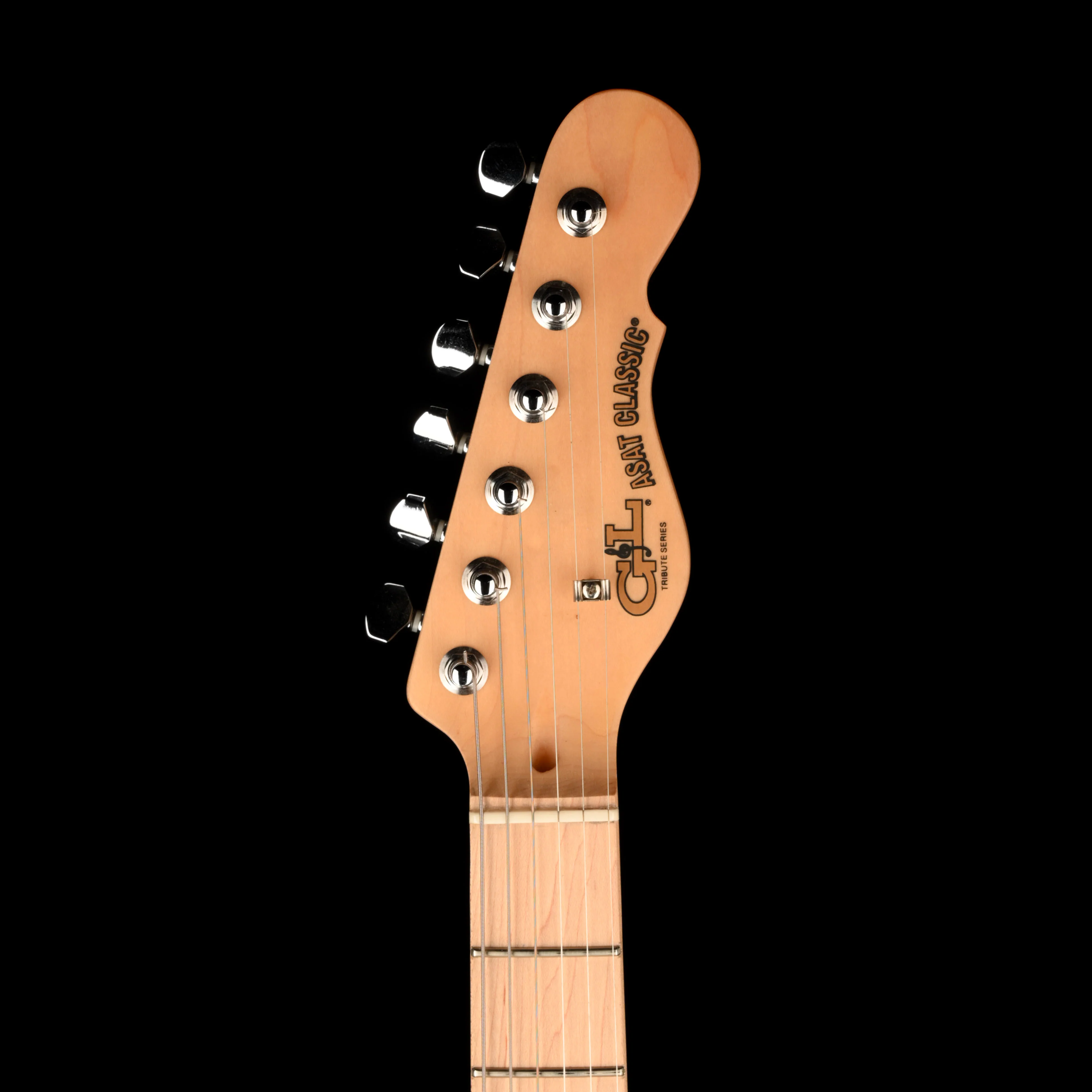 Pre Owned G&L Tribute Series ASAT Classic Bluesboy Ice Blue Metallic With Gig Bag - Image 9