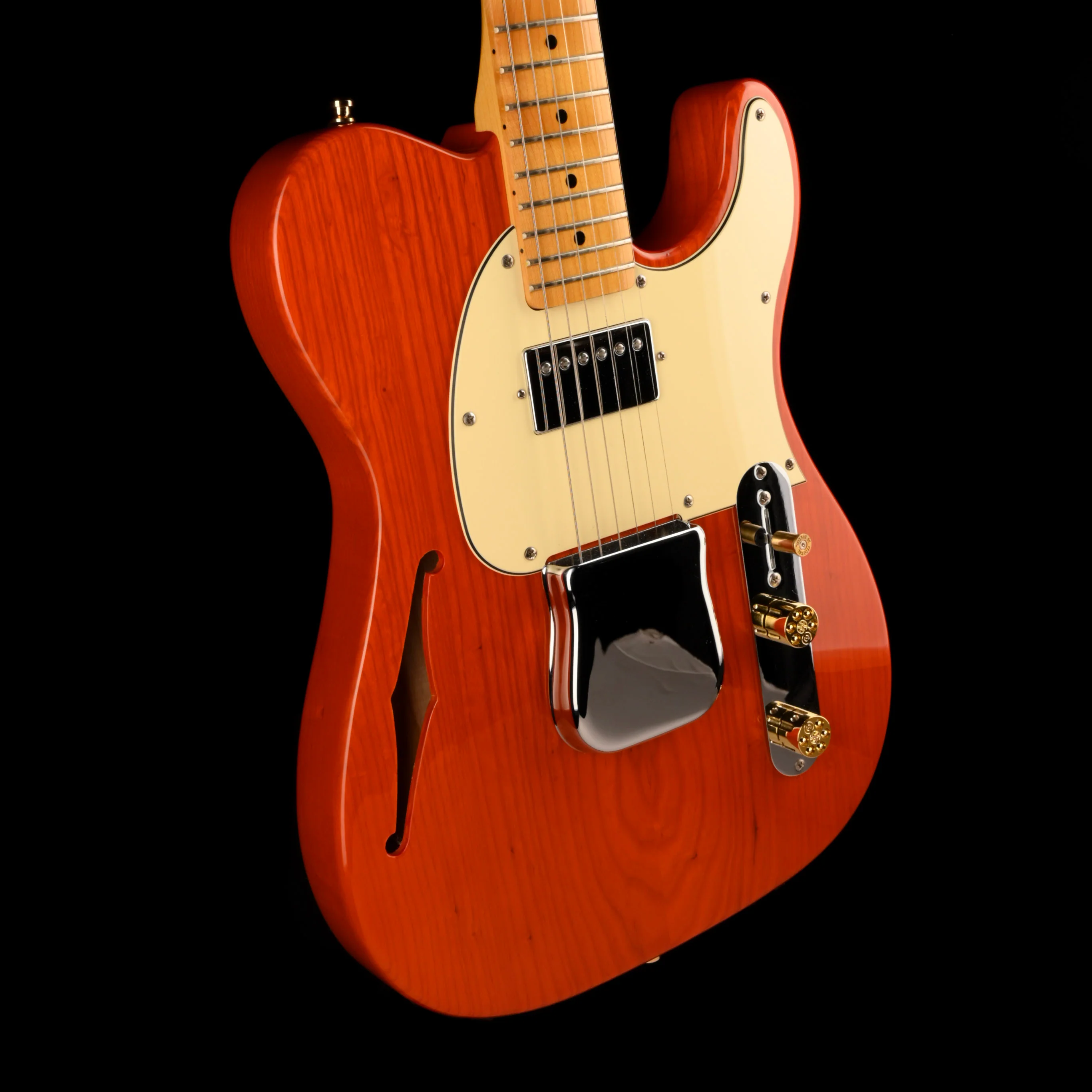 Pre Owned G&L Tribute Series ASAT Classic Bluesboy Thinline Orange With Gig Bag - Image 7