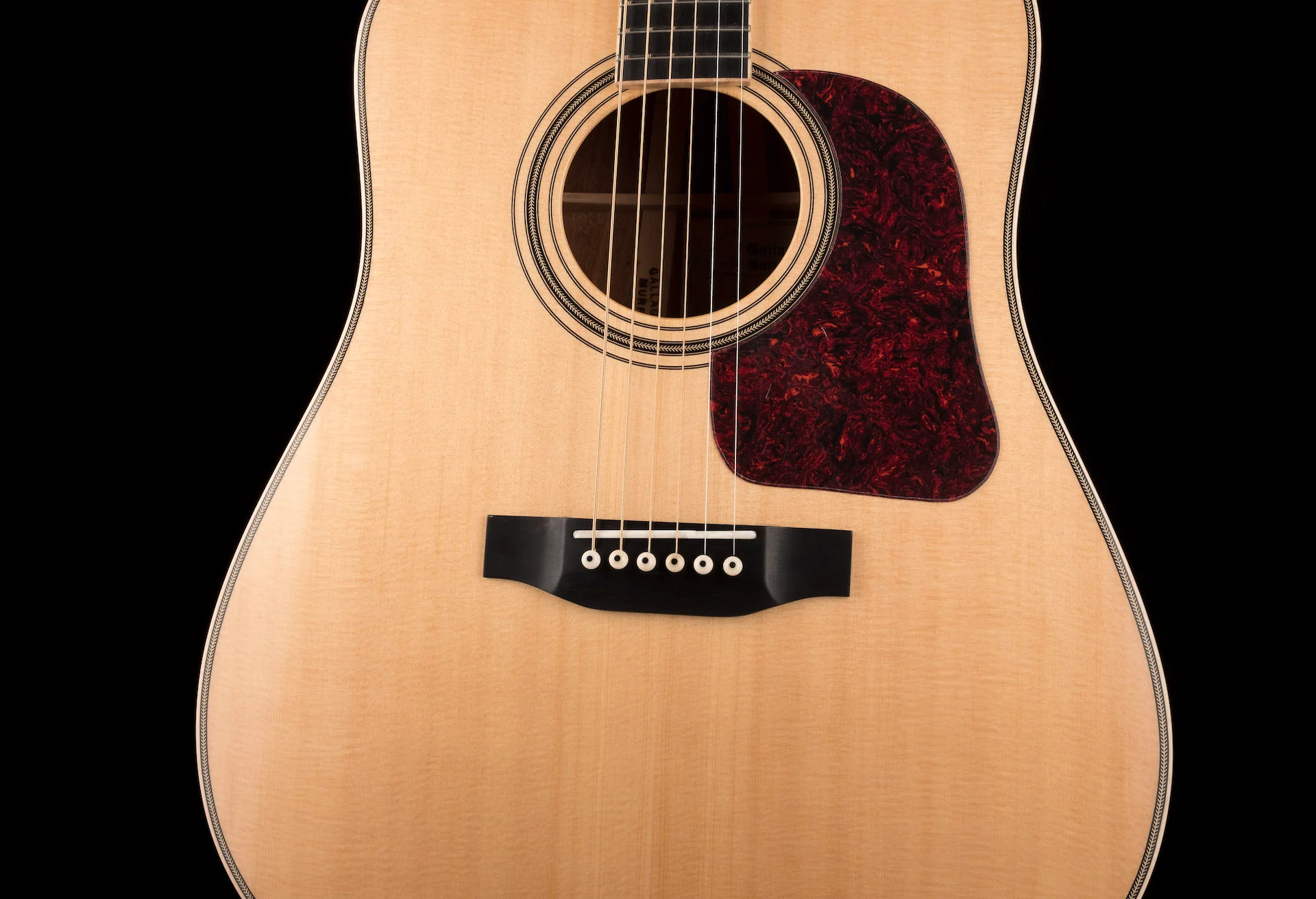 Pre Owned Gallagher Doc Watson Signature Acoustic Guitar With Case - Image 6