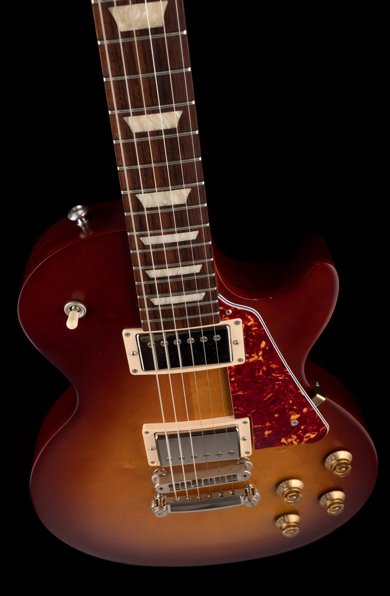 Pre Owned Gibson 50's Les Paul Tribute Cherry Sunburst With Gig Bag - Image 4