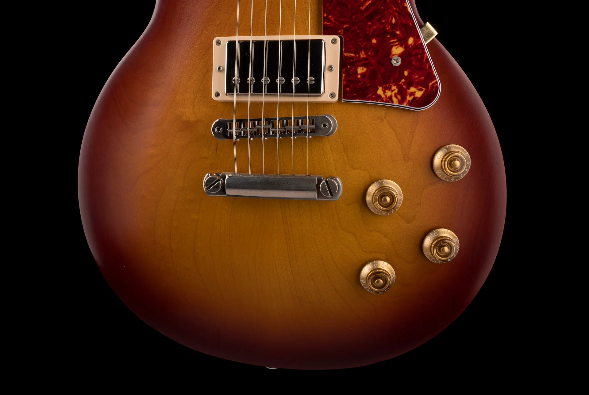 Pre Owned Gibson 50's Les Paul Tribute Cherry Sunburst With Gig Bag - Image 5