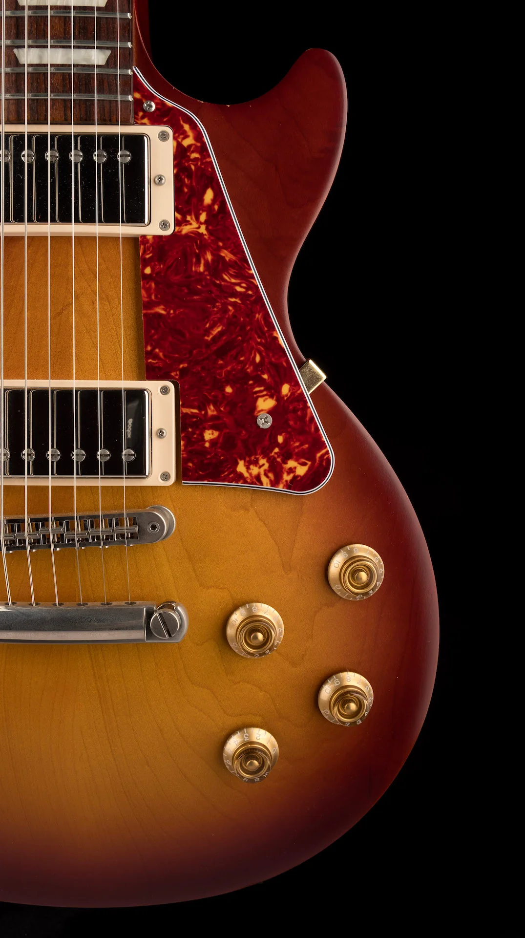 Pre Owned Gibson 50's Les Paul Tribute Cherry Sunburst With Gig Bag - Image 9