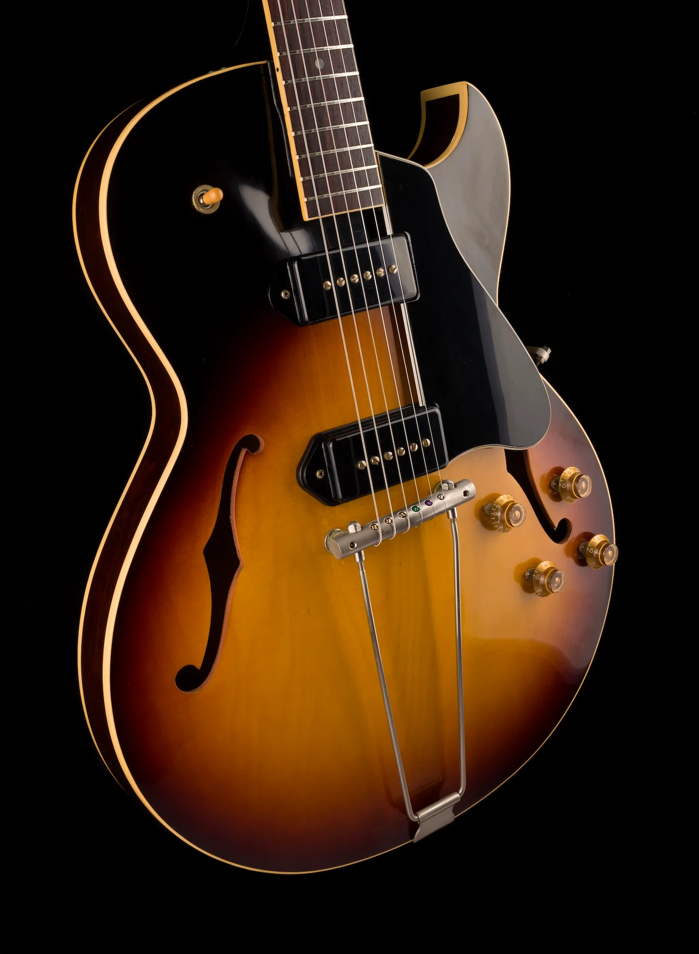 Vintage Gibson 1959 ES-225TD Vintage Sunburst Reissue With OHSC - Image 10