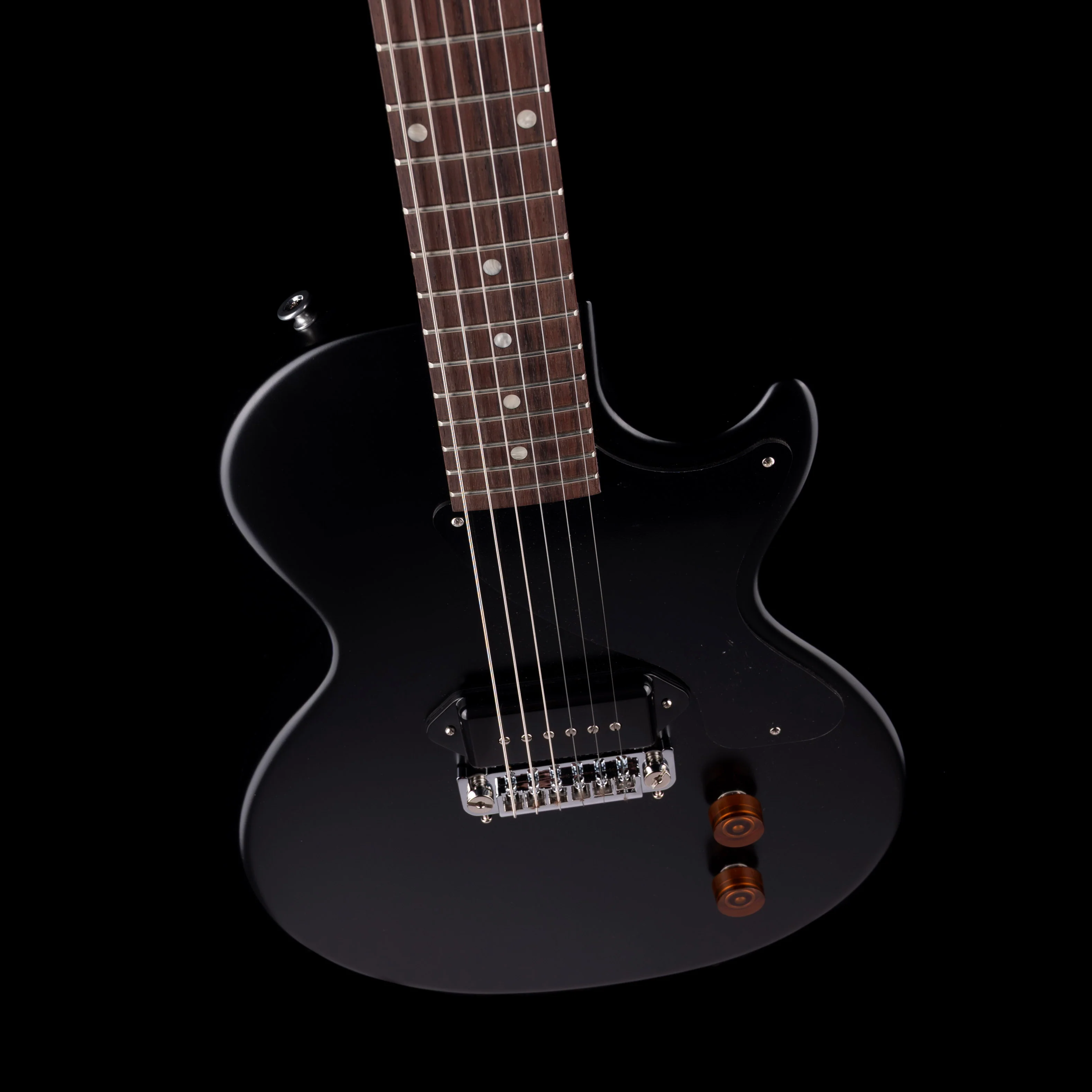 Pre Owned Gibson Charlie Starr Les Paul Junior Ebony With OHSC - Image 3
