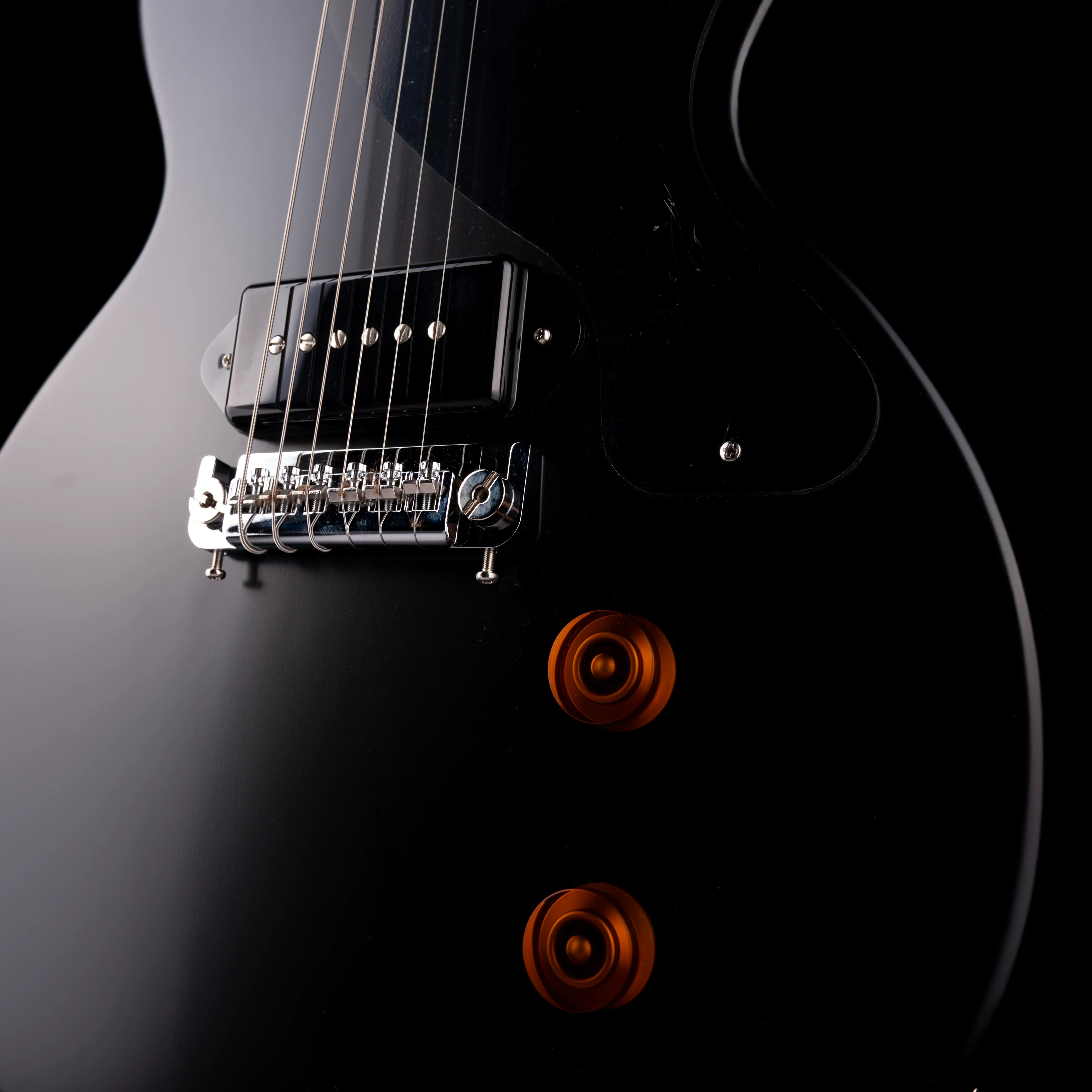 Pre Owned Gibson Charlie Starr Les Paul Junior Ebony With OHSC - Image 5
