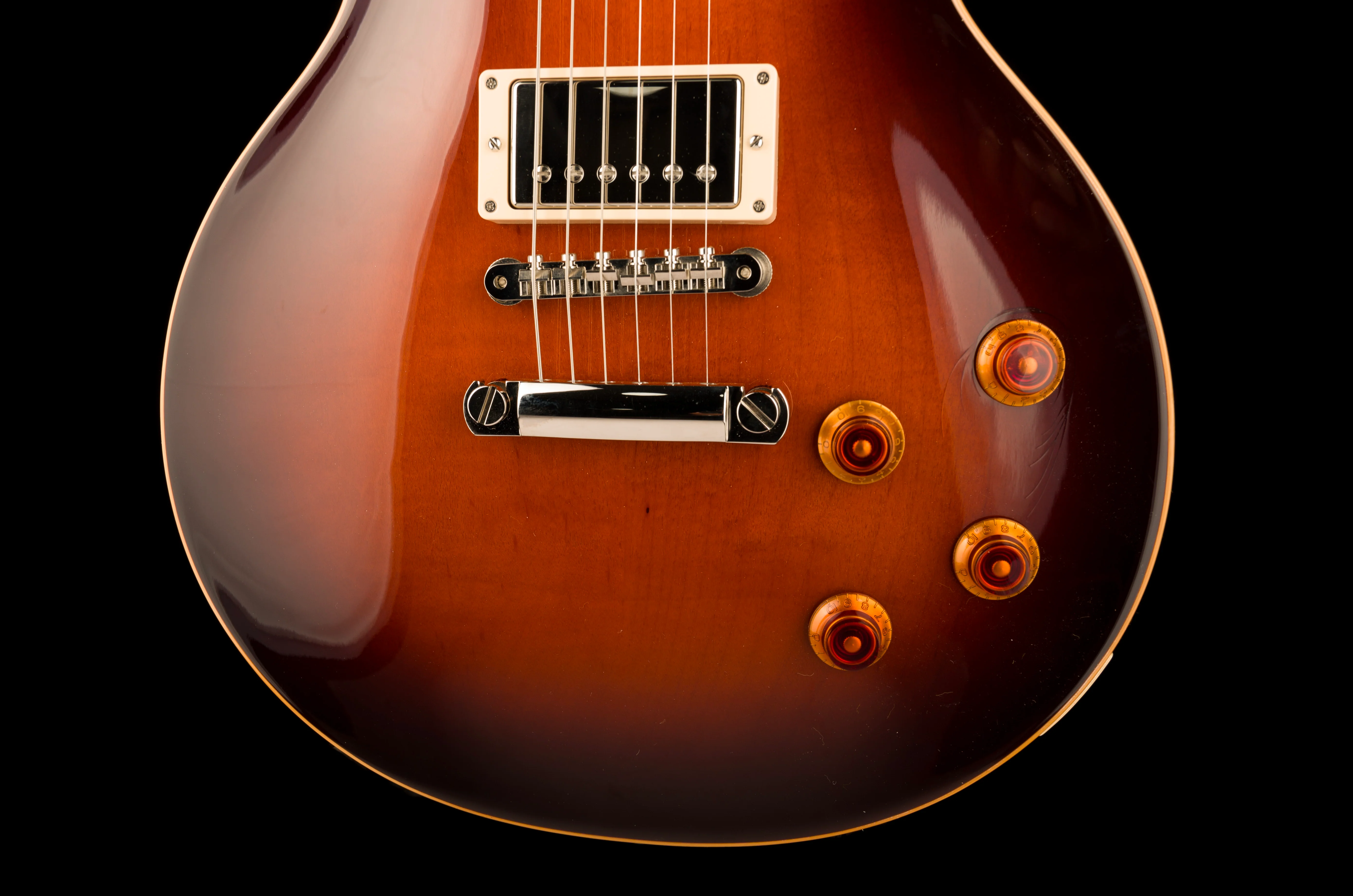 Pre Owned Gibson Custom Mod Collection 1957 Les Paul Standard Smoky Star Burst with OHSC - Image 5