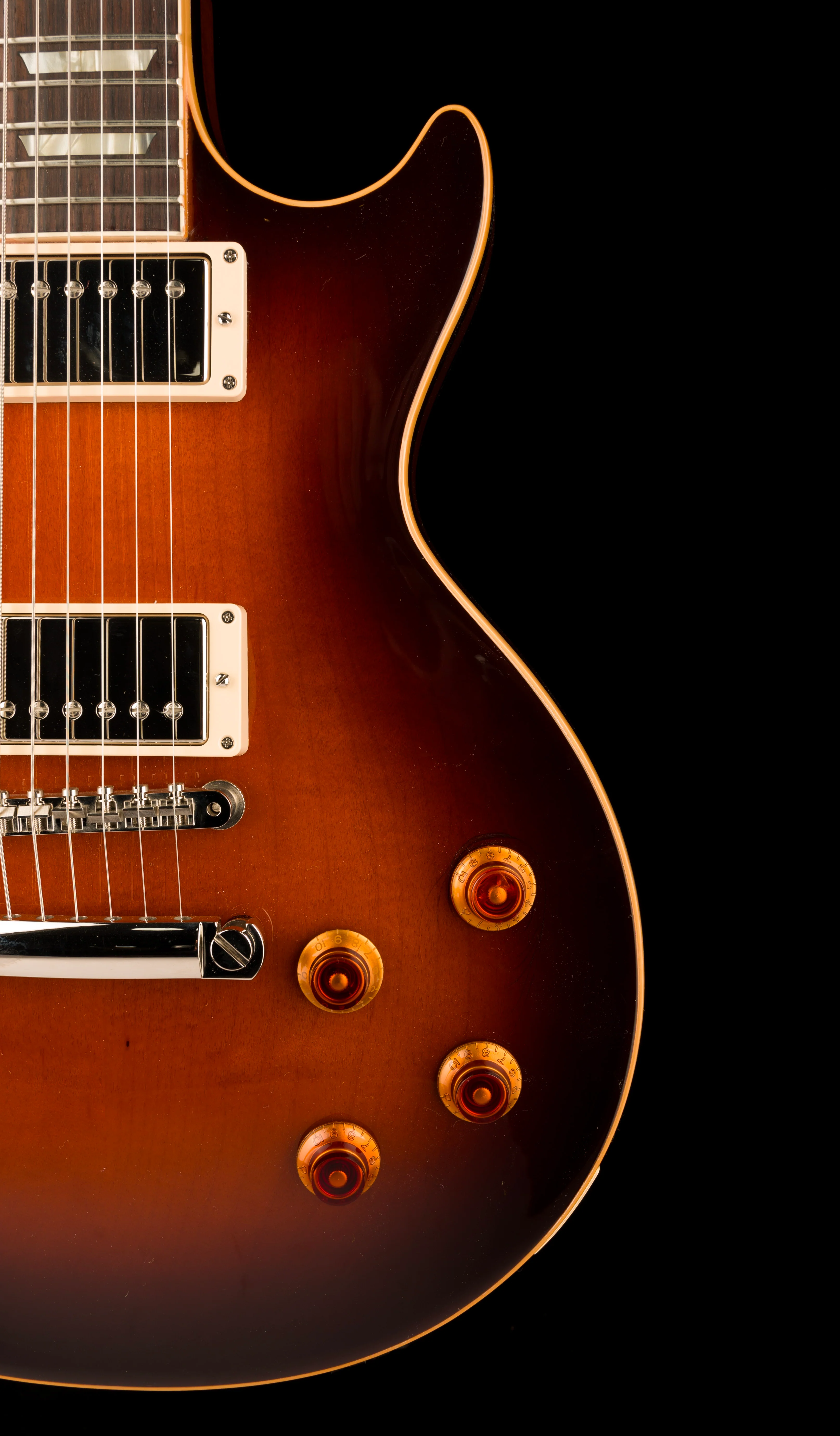 Pre Owned Gibson Custom Mod Collection 1957 Les Paul Standard Smoky Star Burst with OHSC - Image 9