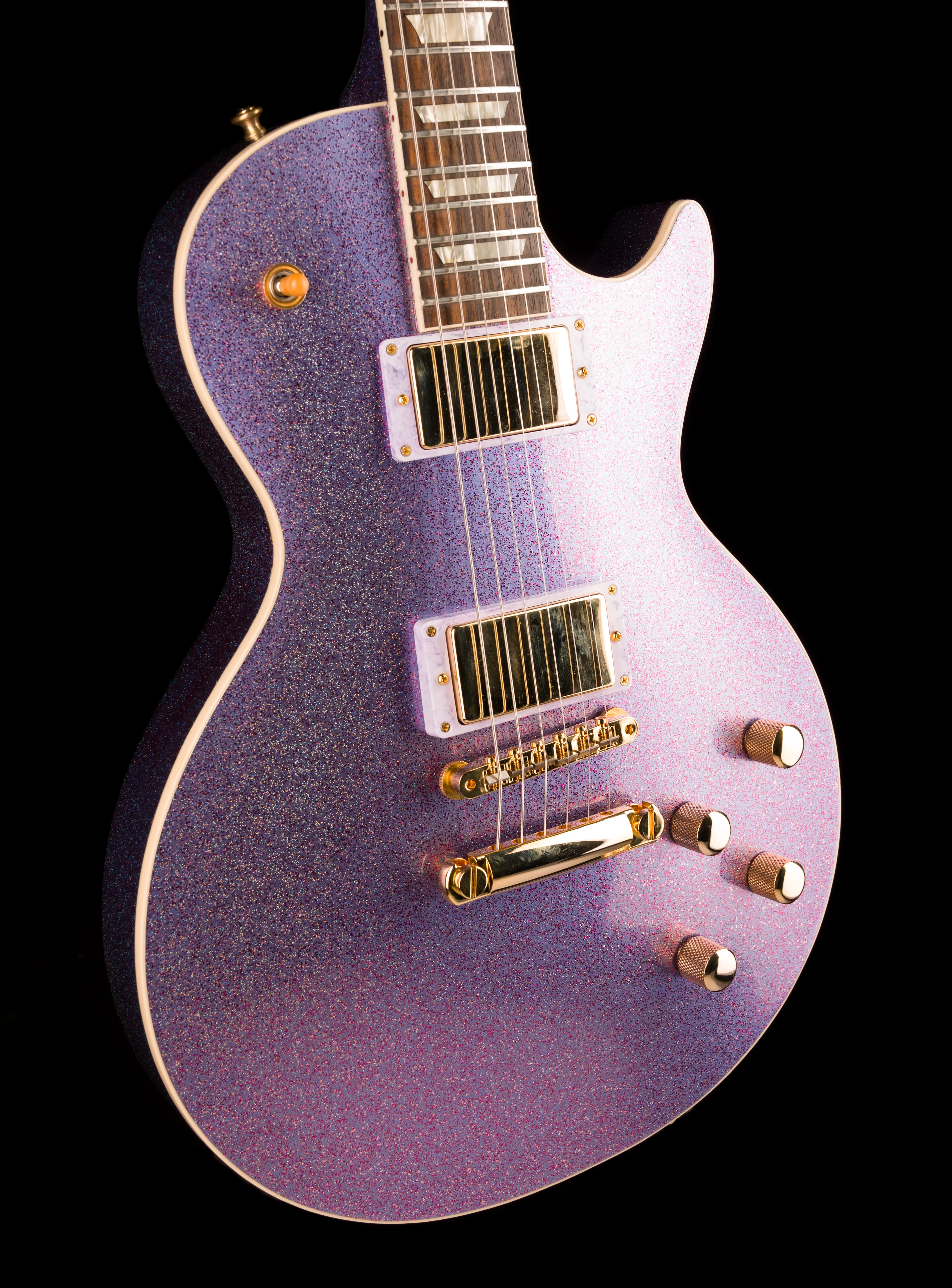 Pre Owned Gibson Custom Mod Collection 57 Les Paul Lavender Trance With OHSC - Image 10