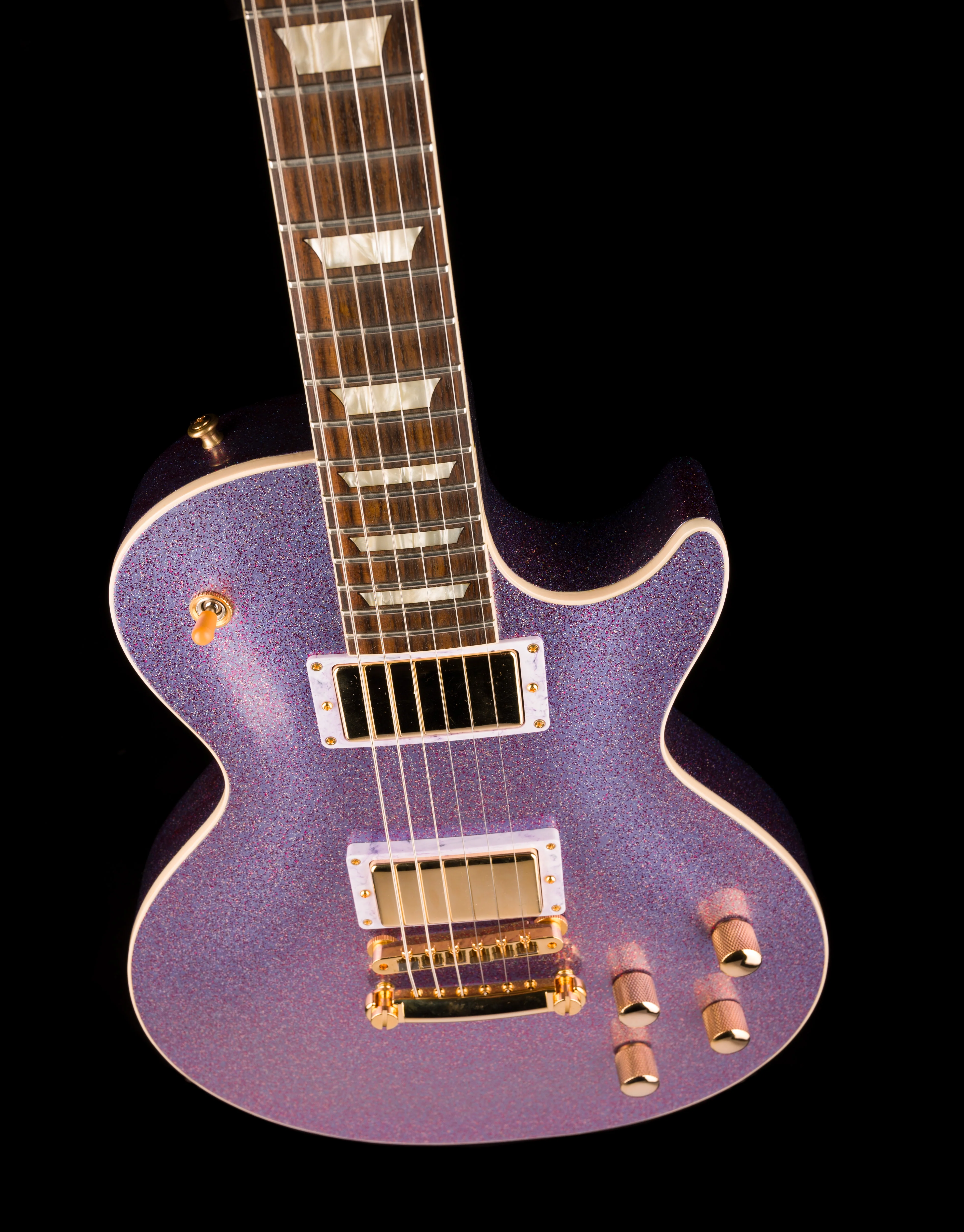 Pre Owned Gibson Custom Mod Collection 57 Les Paul Lavender Trance With OHSC - Image 4