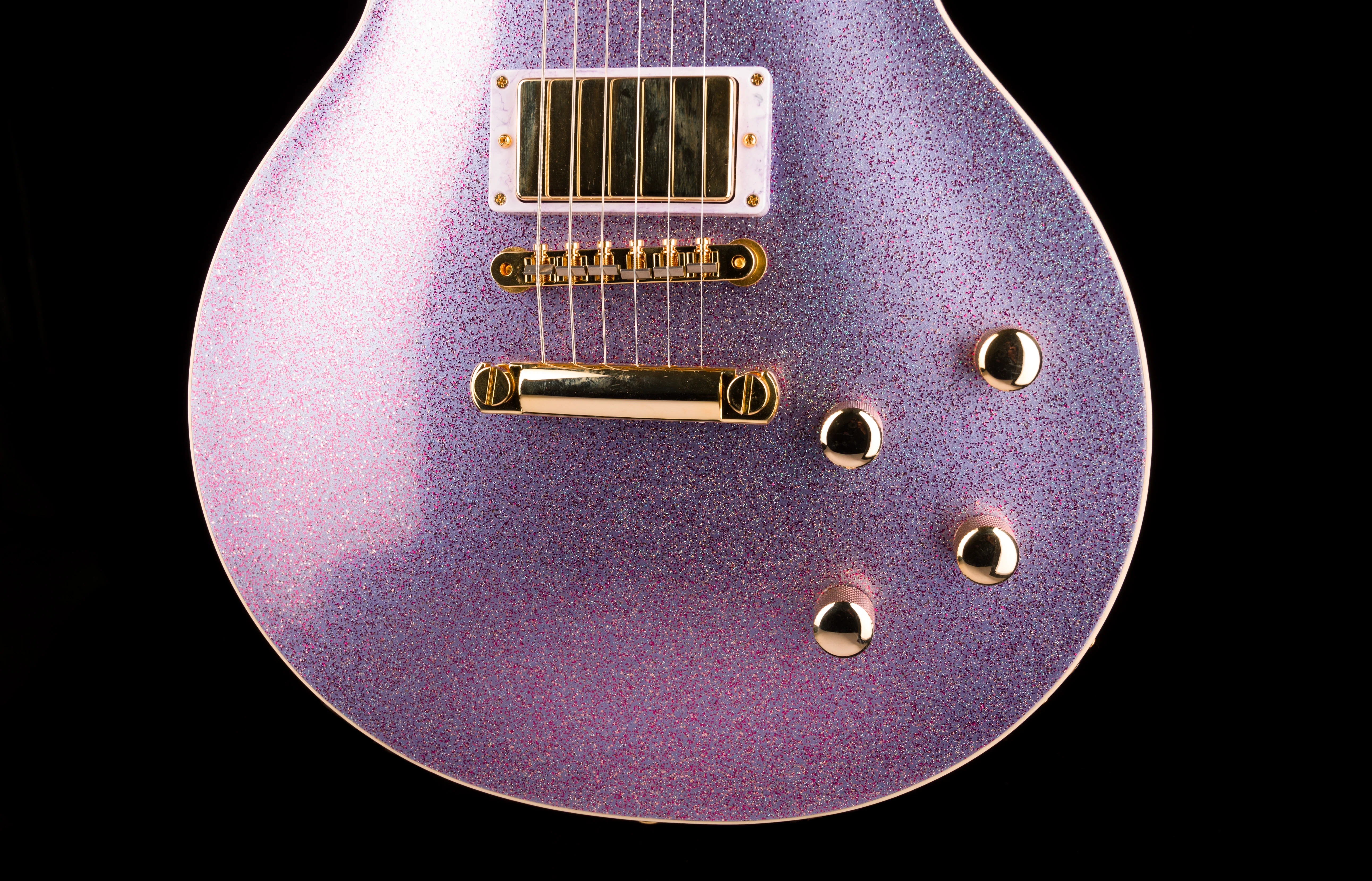 Pre Owned Gibson Custom Mod Collection 57 Les Paul Lavender Trance With OHSC - Image 5