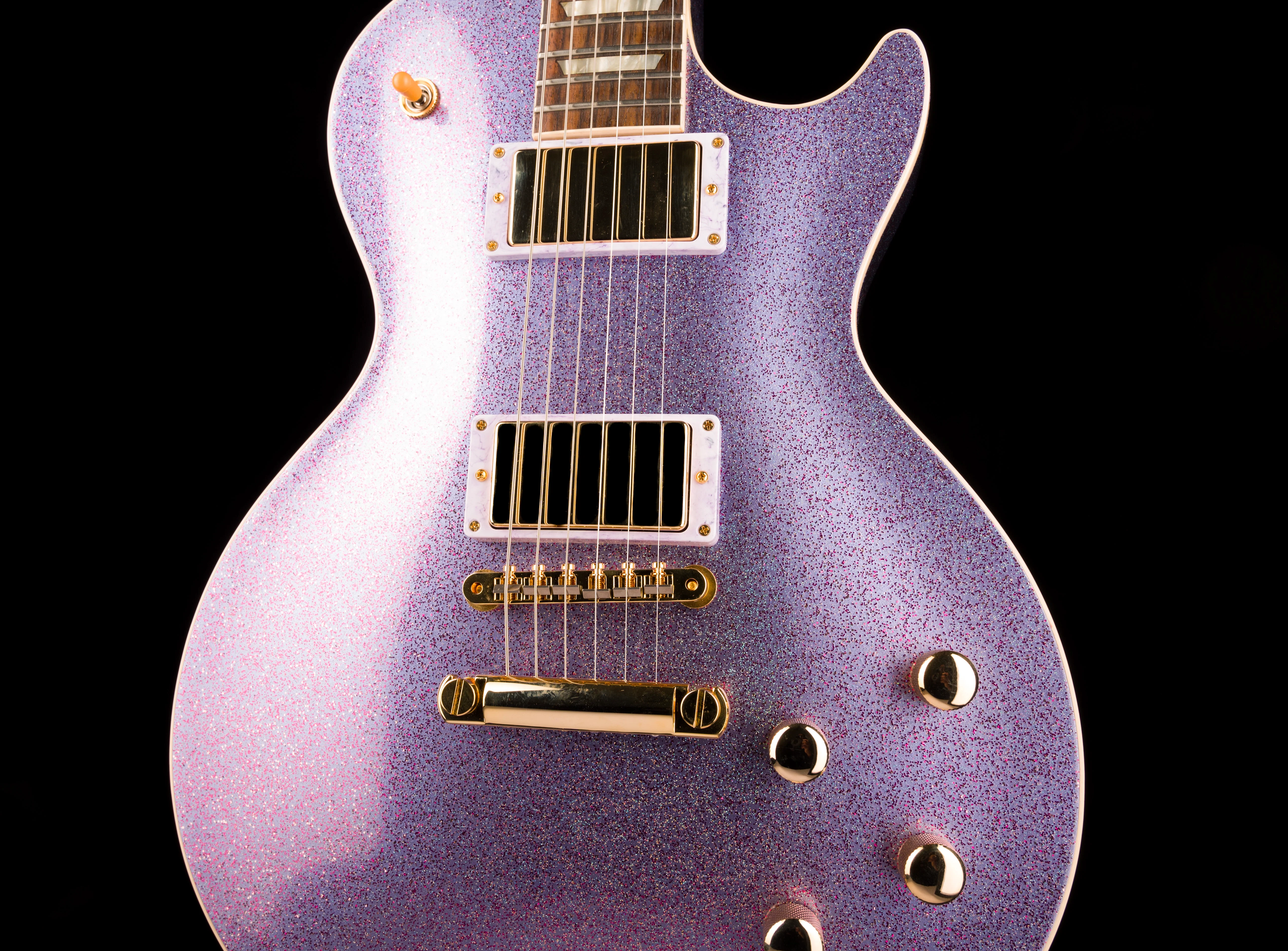 Pre Owned Gibson Custom Mod Collection 57 Les Paul Lavender Trance With OHSC - Image 6